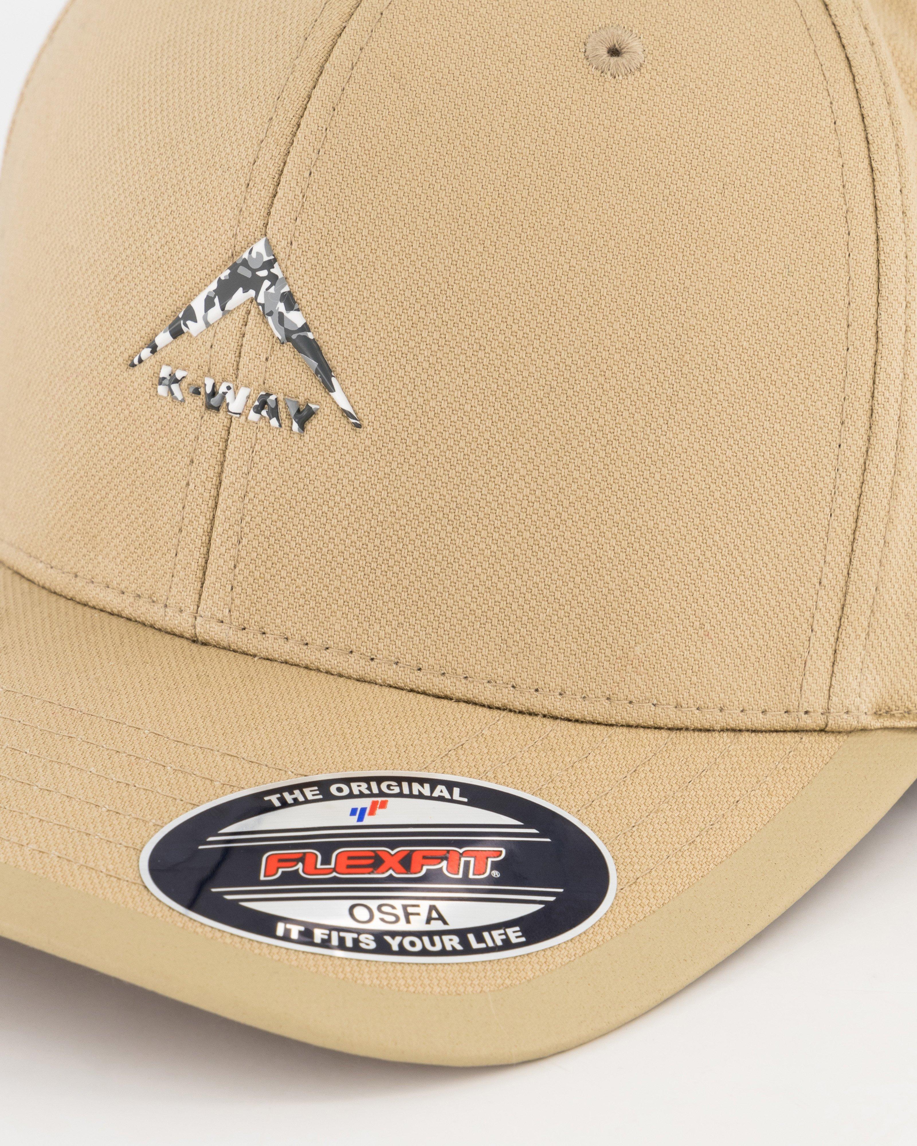 K-Way Flexfit Original Peak Cap -  Light Khaki