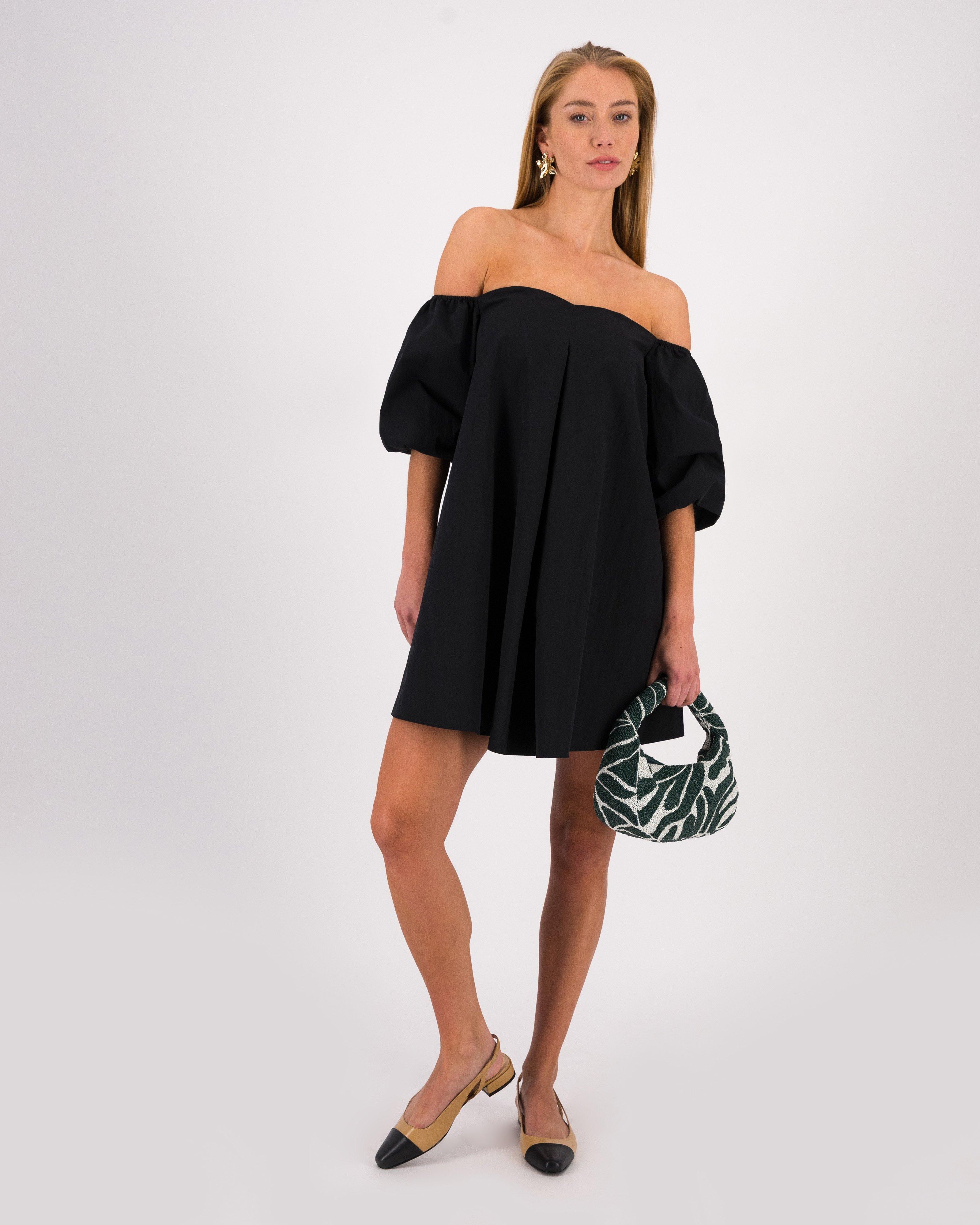 Black off best sale shoulder summer dress