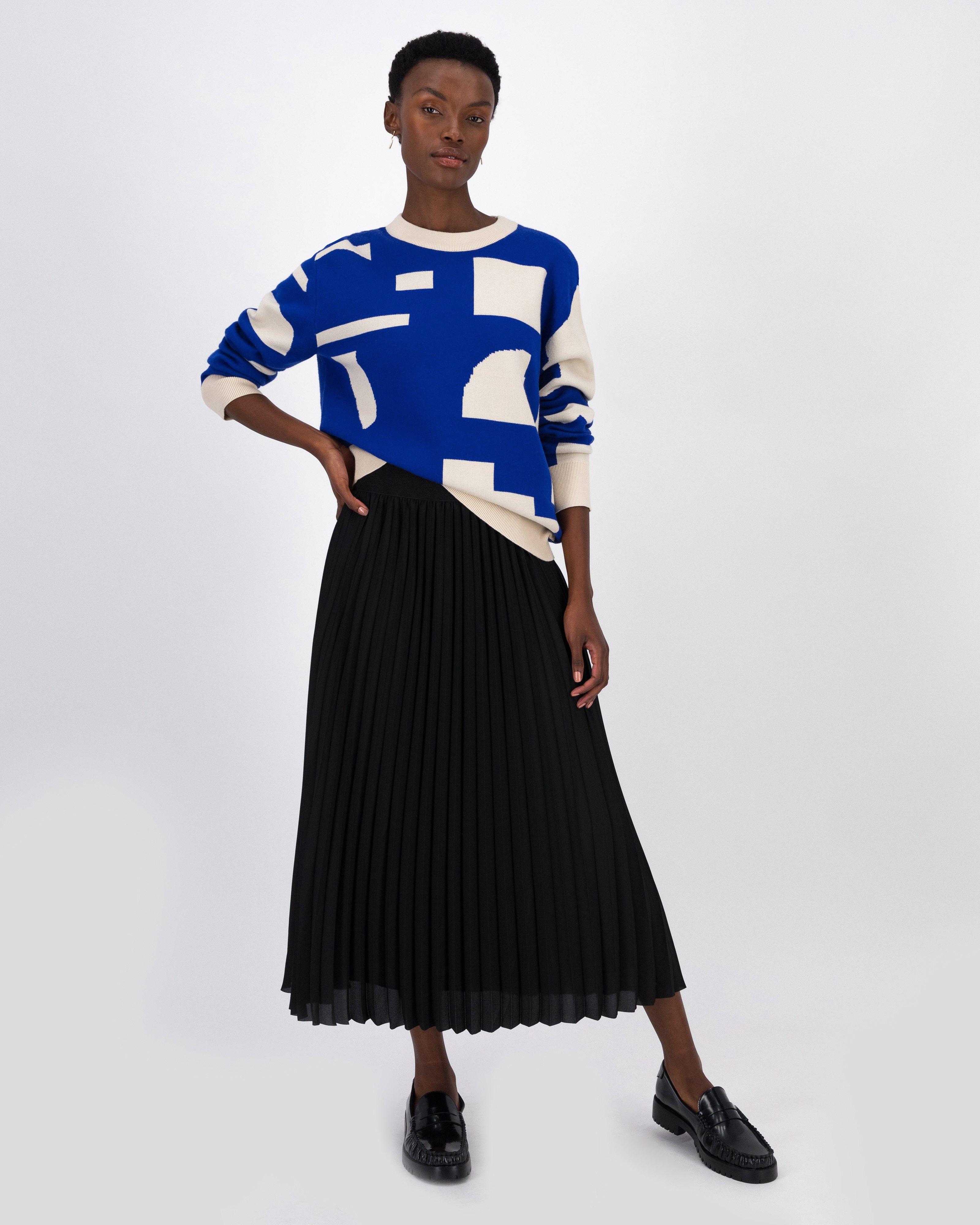 Masego Pleated Skirt -  Black