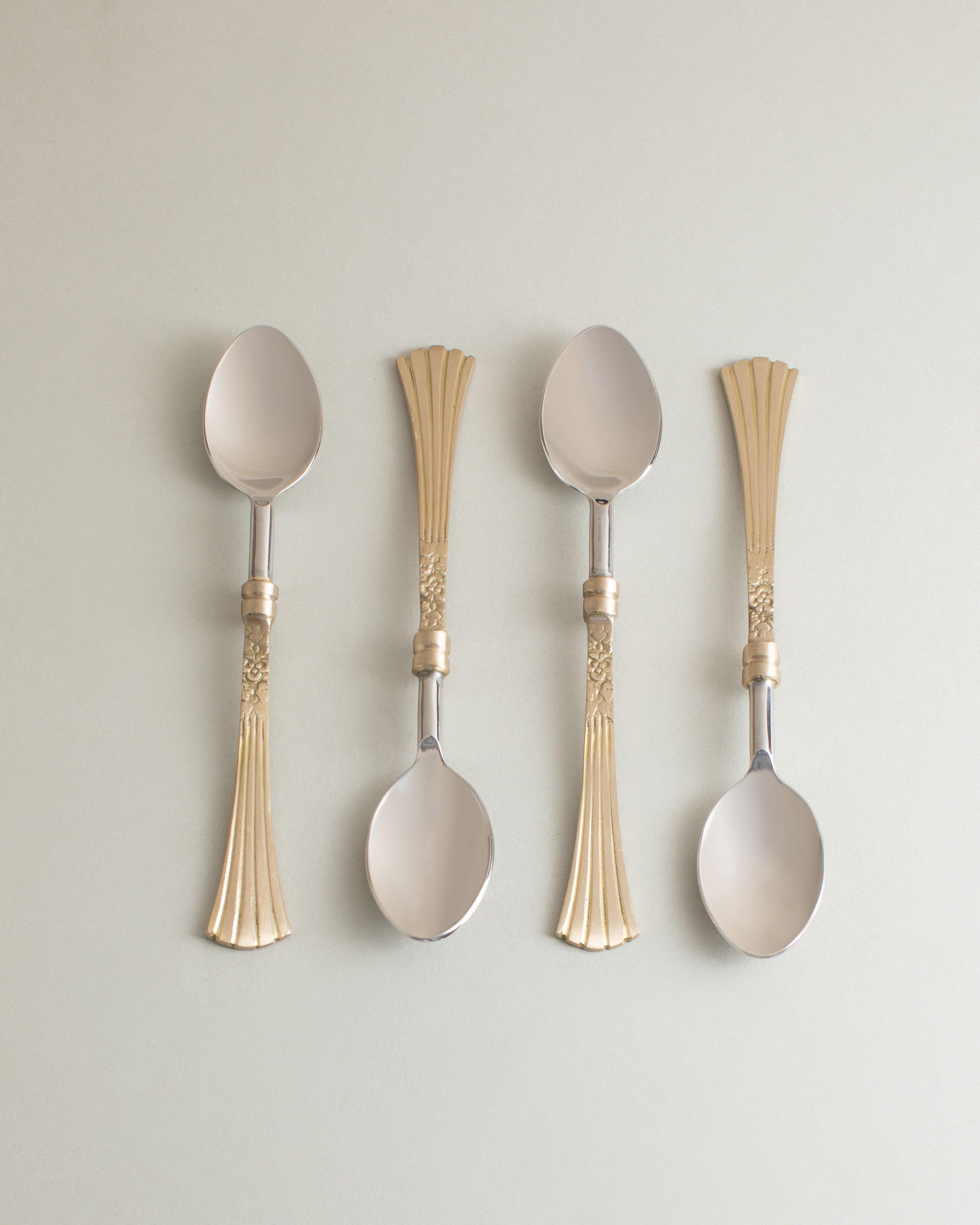 Vintage Floral Teaspoon Set - Poetry Clothing Store
