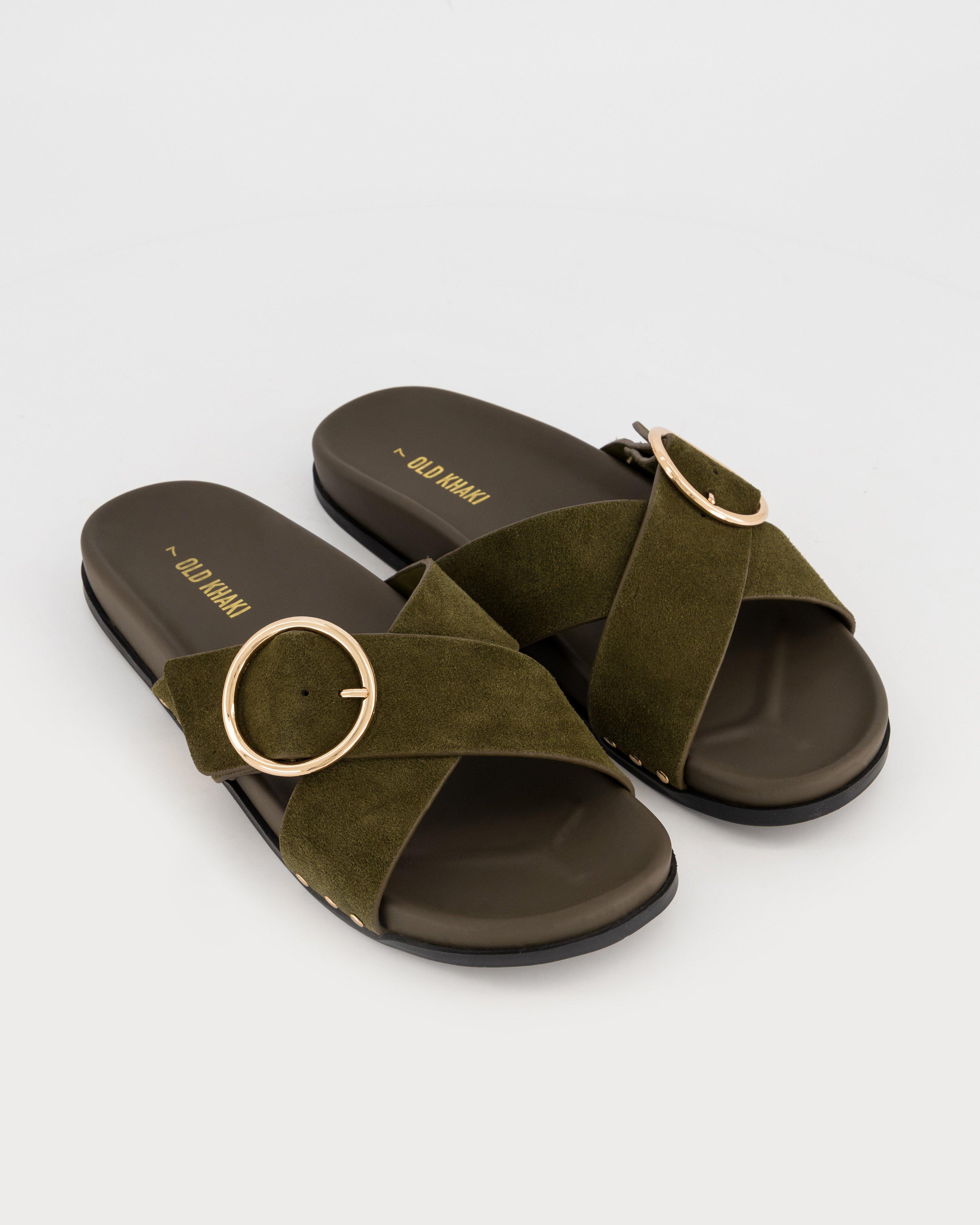 Old clearance khaki slippers