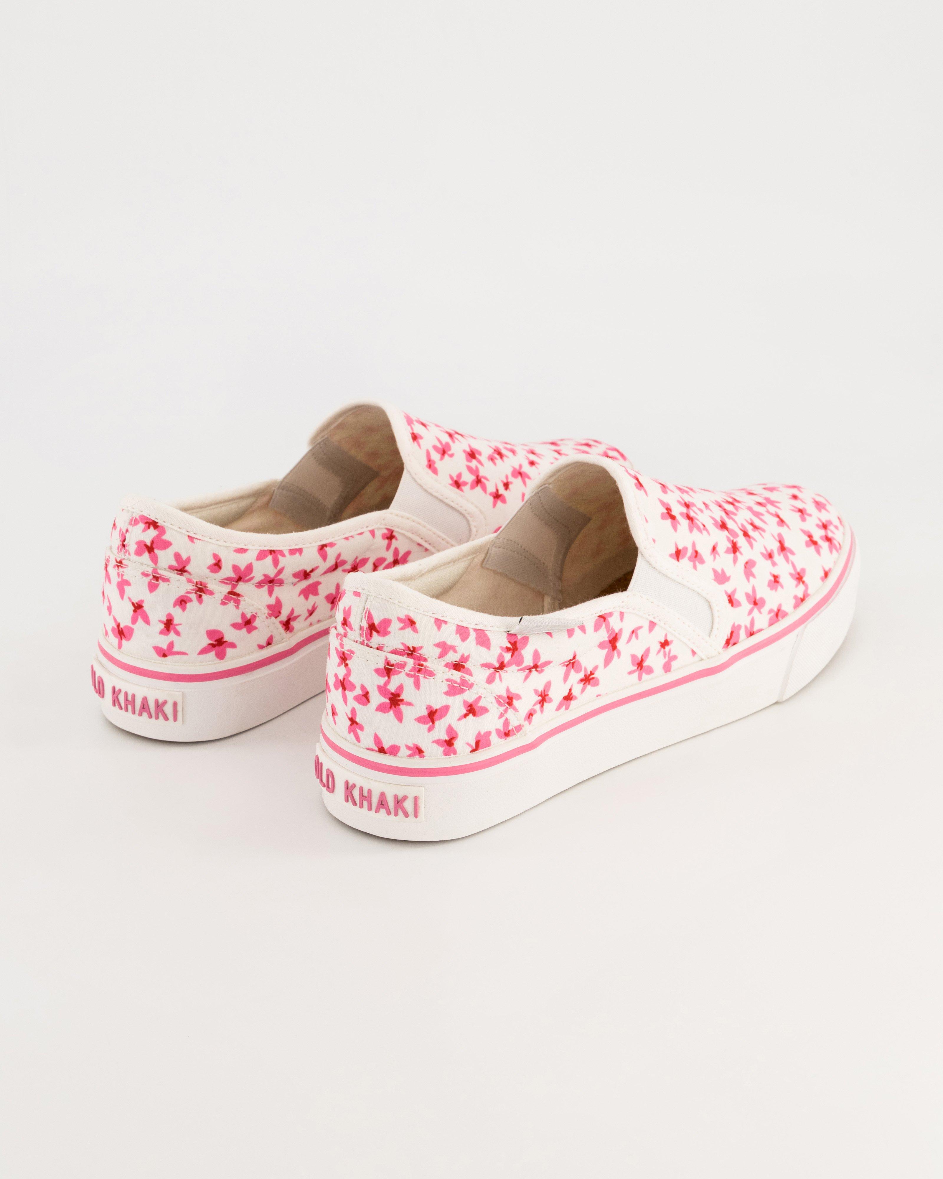 Brandi Khaki Platform Slip-On