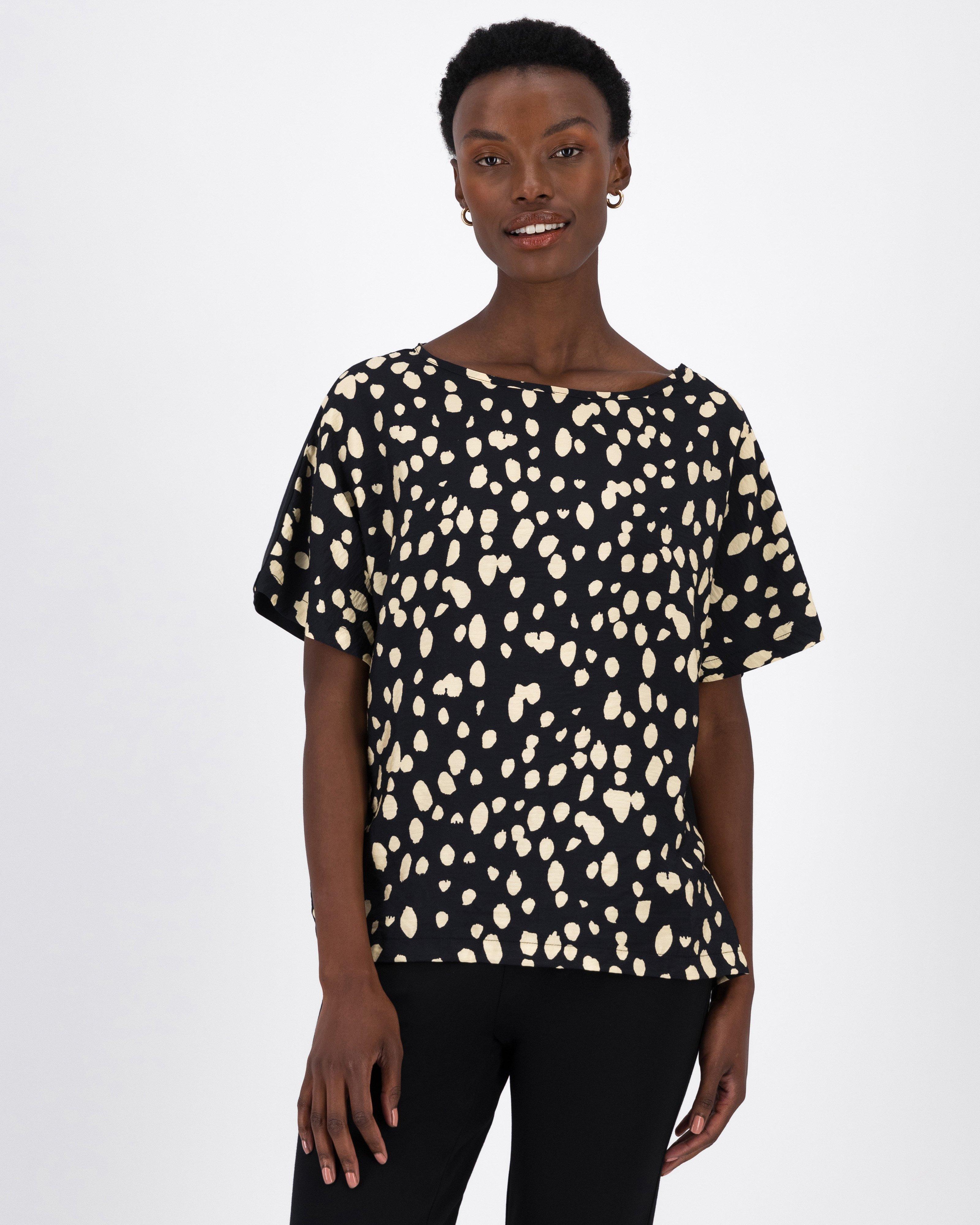 Rowan Printed Mixed Media Poetry Clothing Store