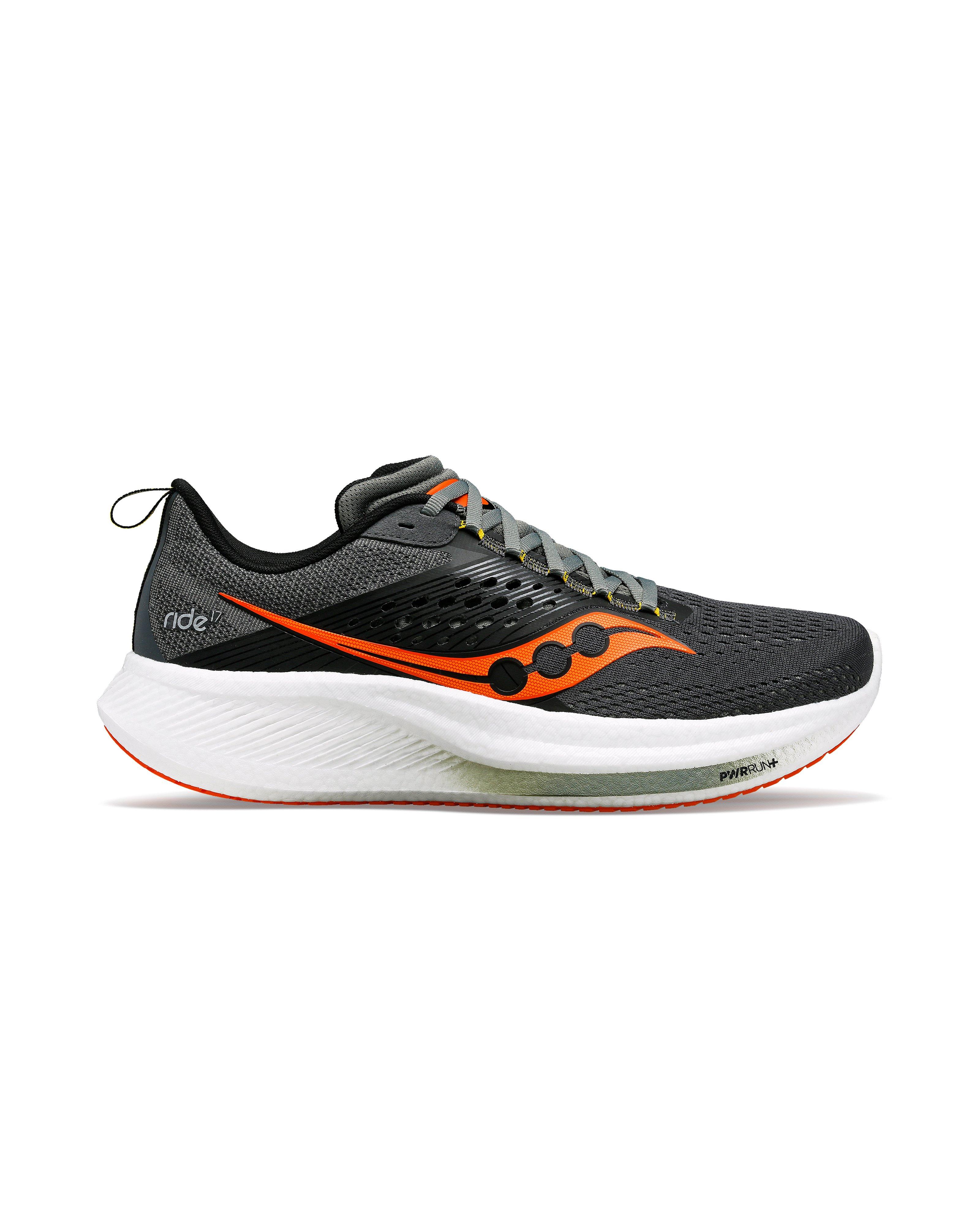 Saucony Men’s Ride 17 Road Running Shoes -  Black