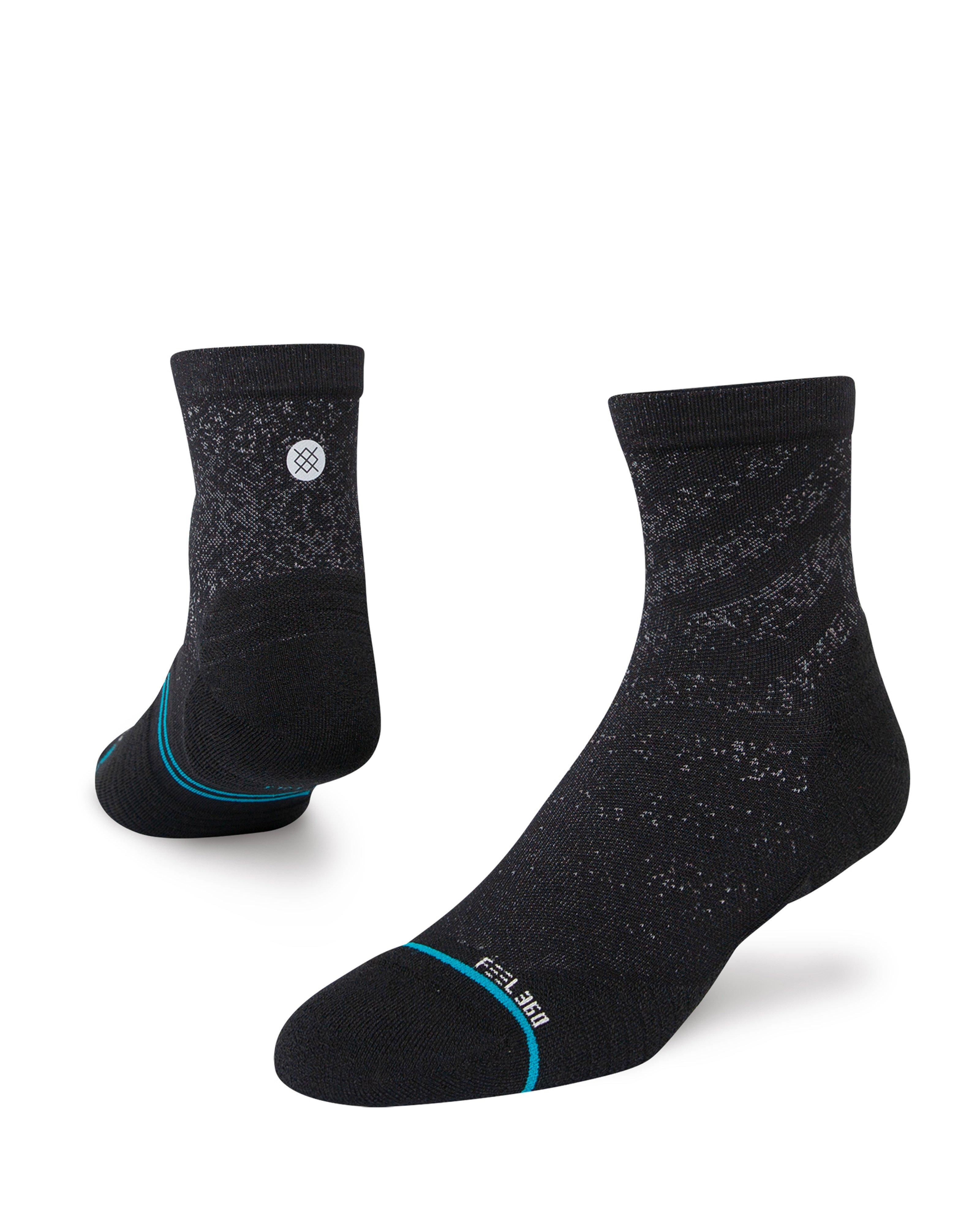 Stance Run Light Quarter Socks -  Black