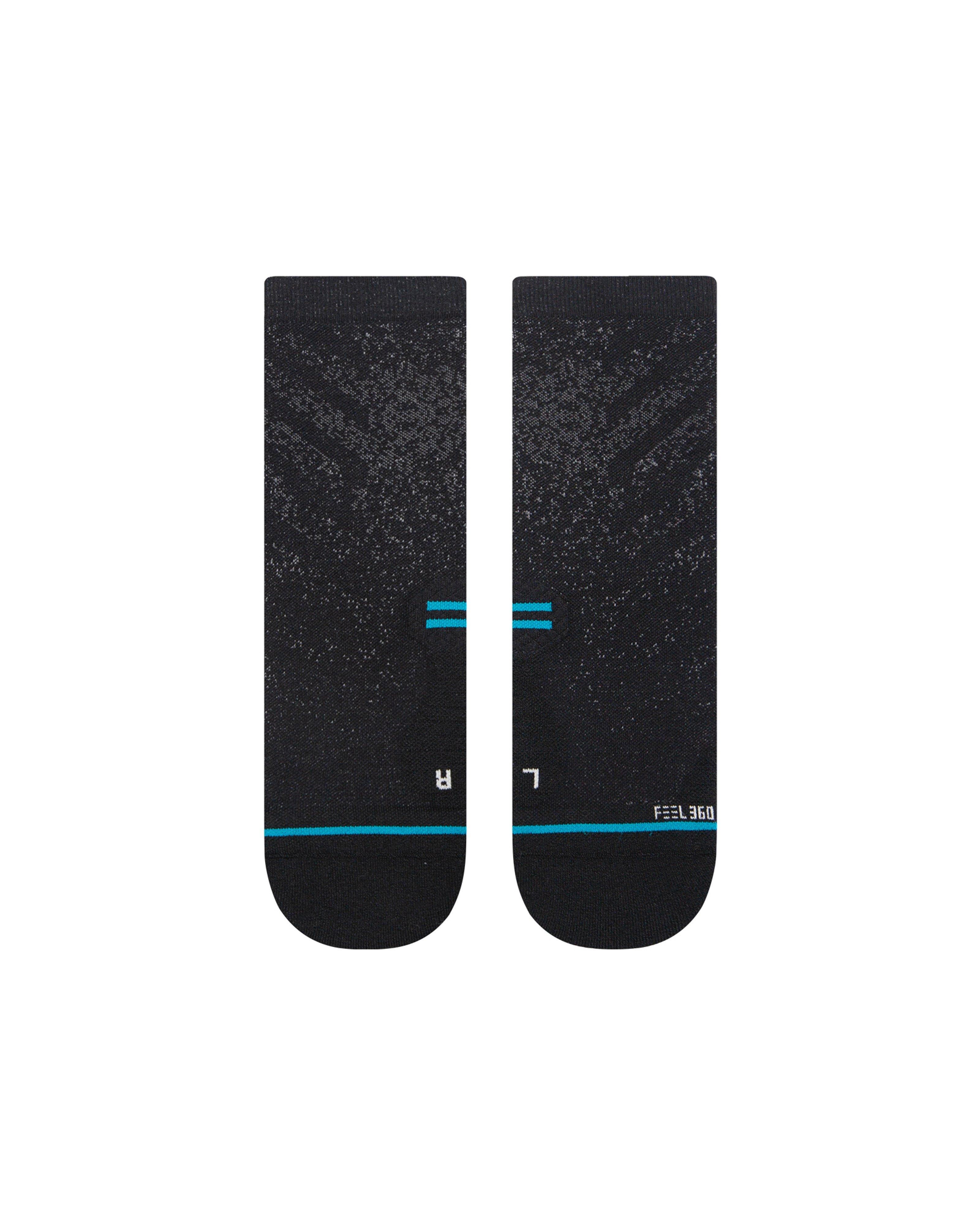 Stance Run Light Quarter Socks -  Black