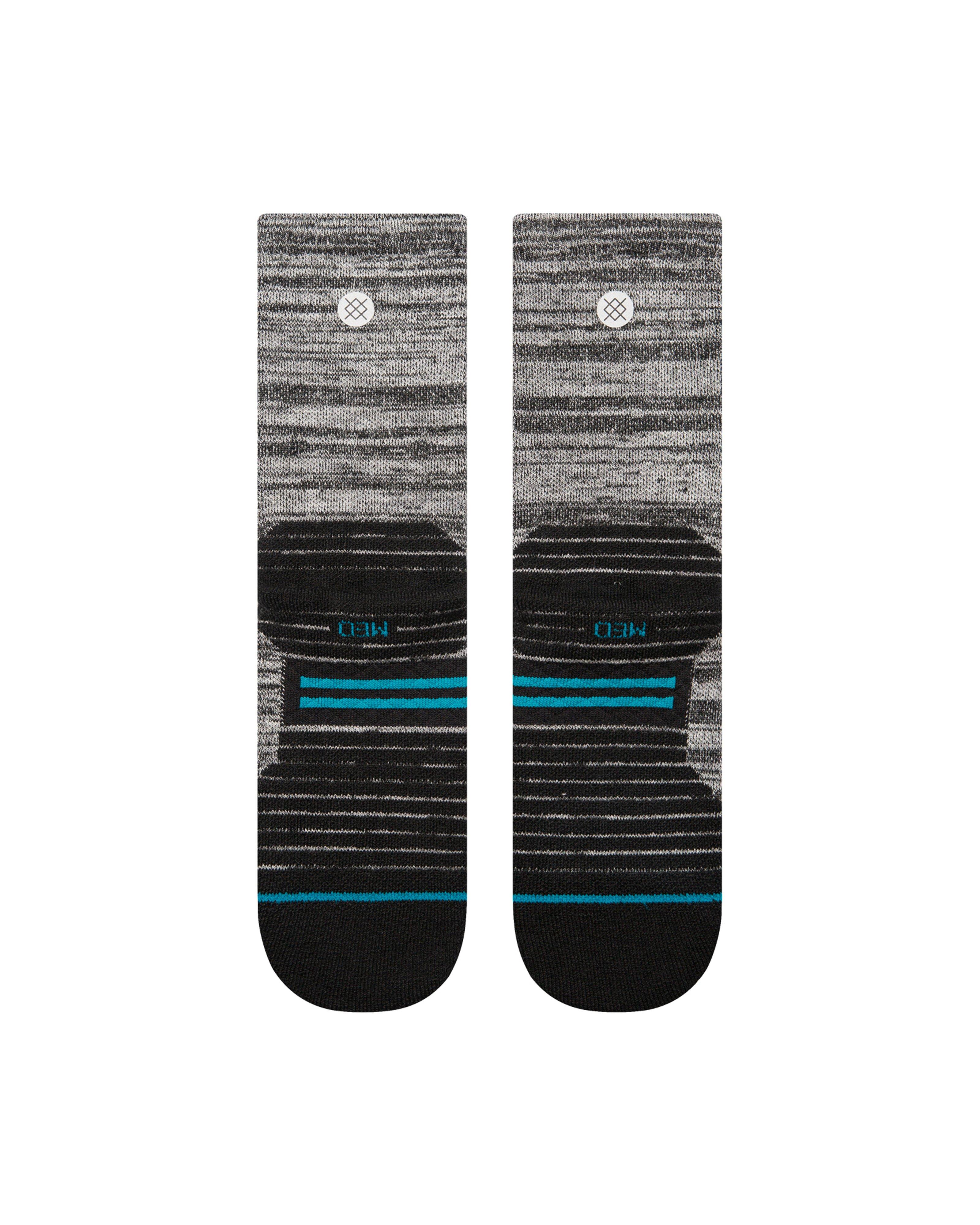 Stance Mid Wool Crew Hiking Socks -  Black