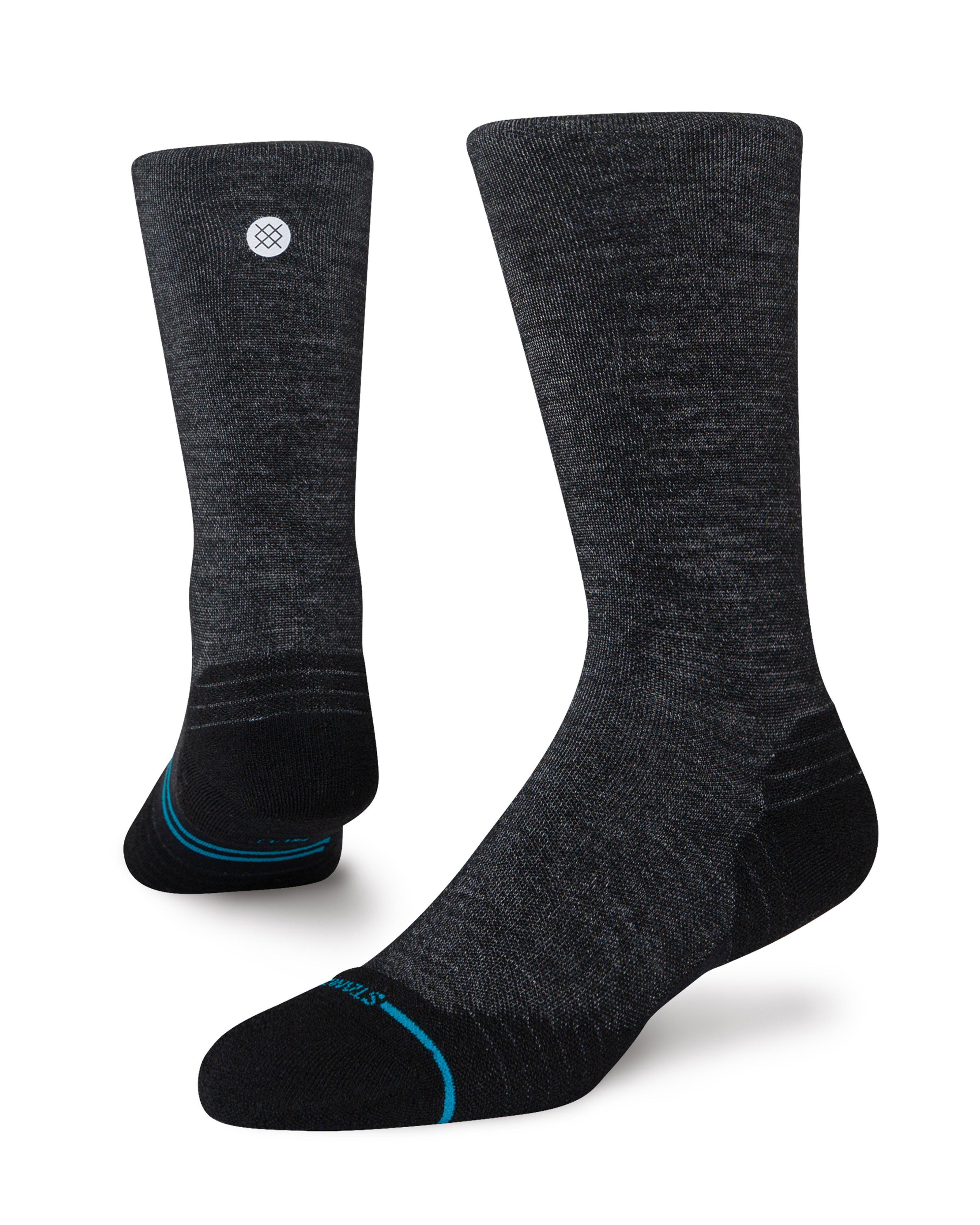 Stance Light Wool Crew Hiking Socks -  Black