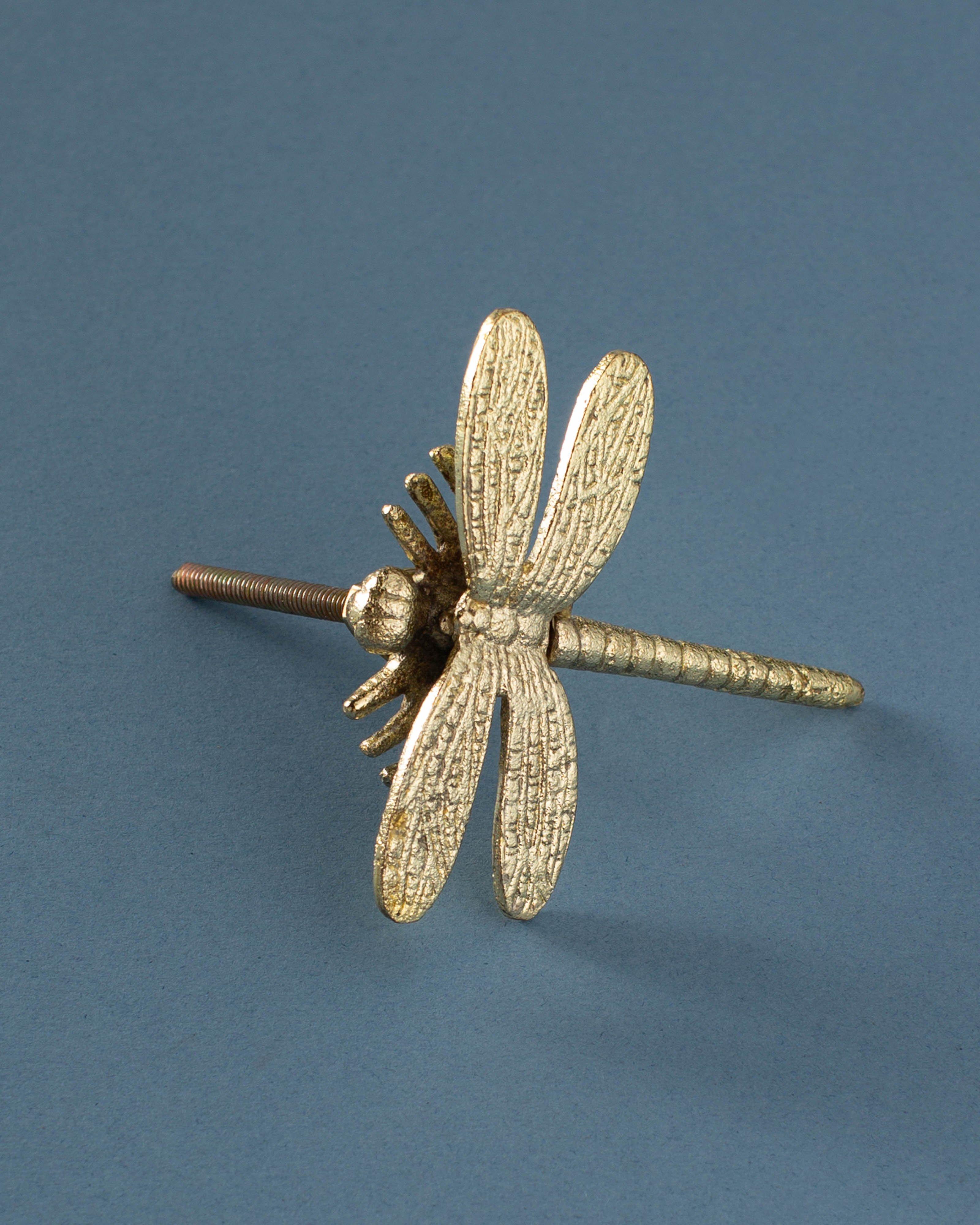 Dragonfly Knob -  Gold