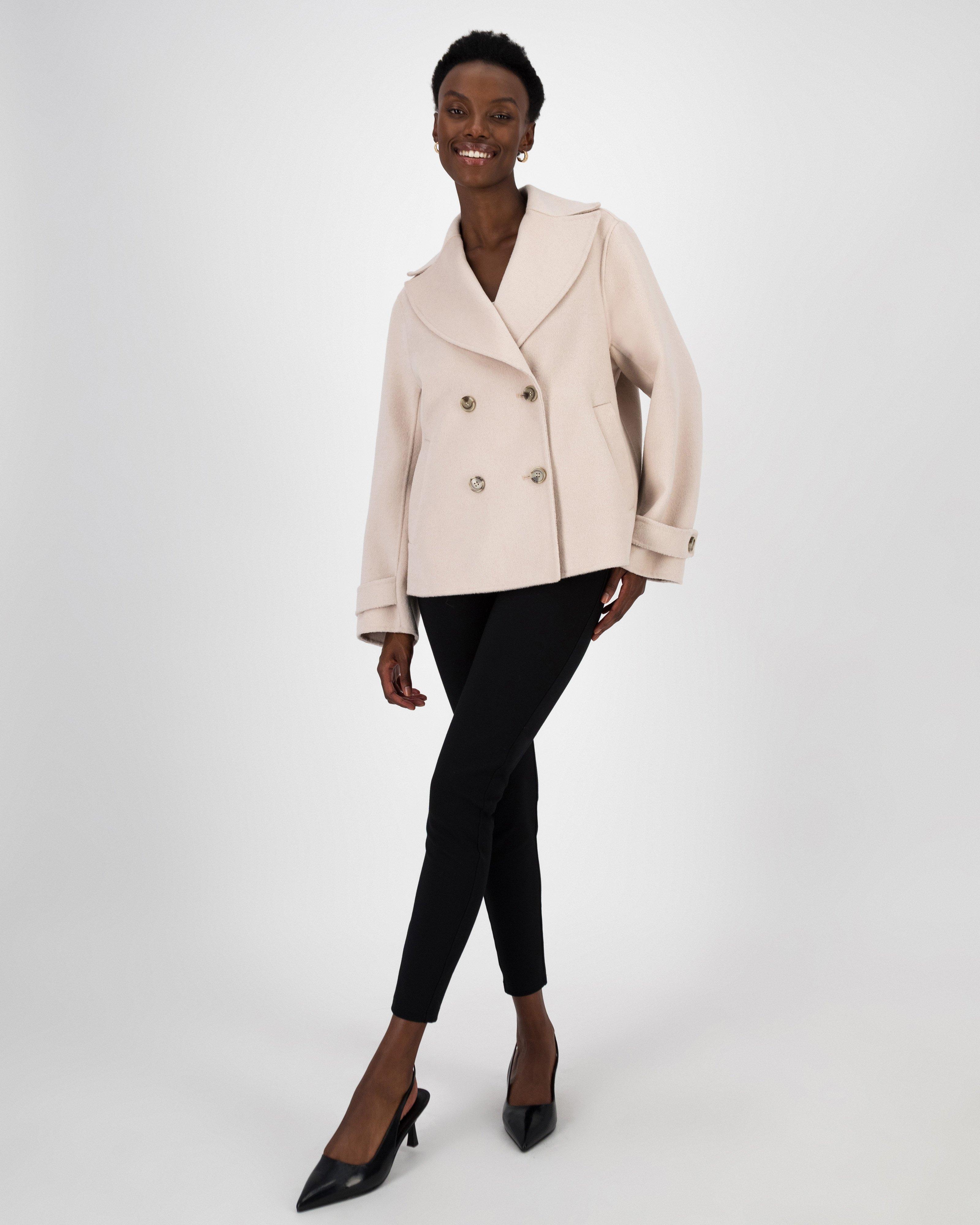 Edda Melton Peacoat -  Stone