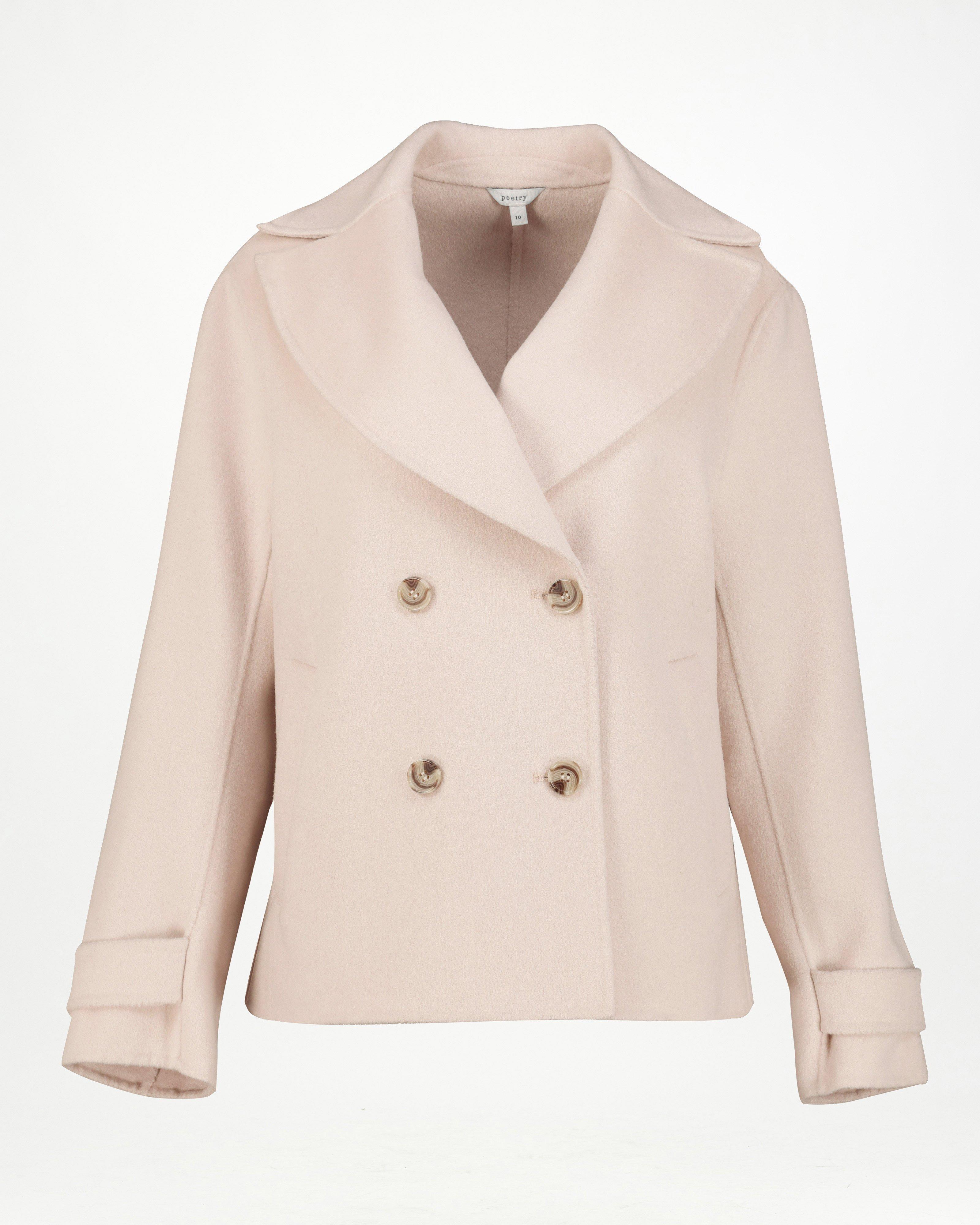 Edda Melton Peacoat -  Stone