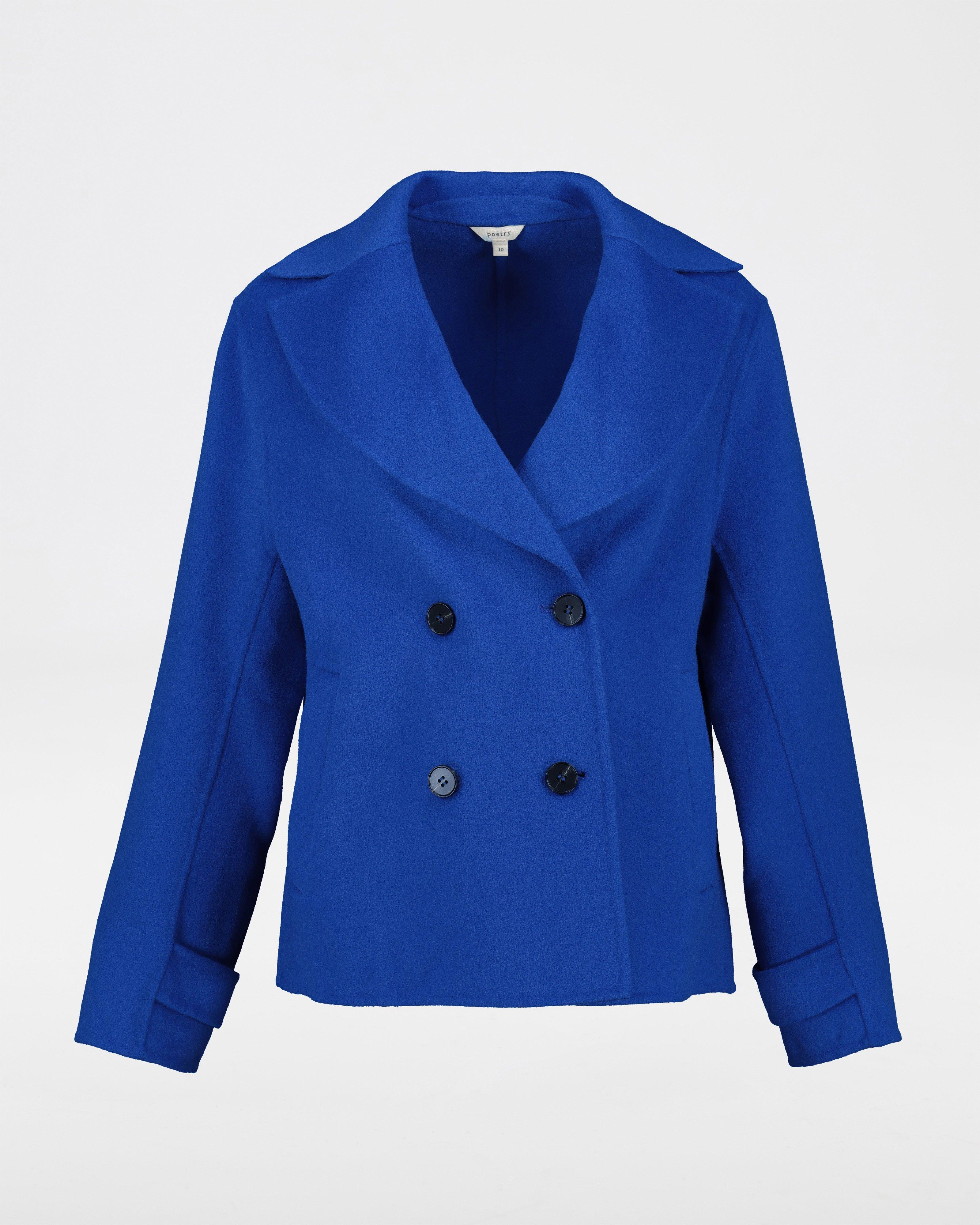 Edda Melton Peacoat -  Blue