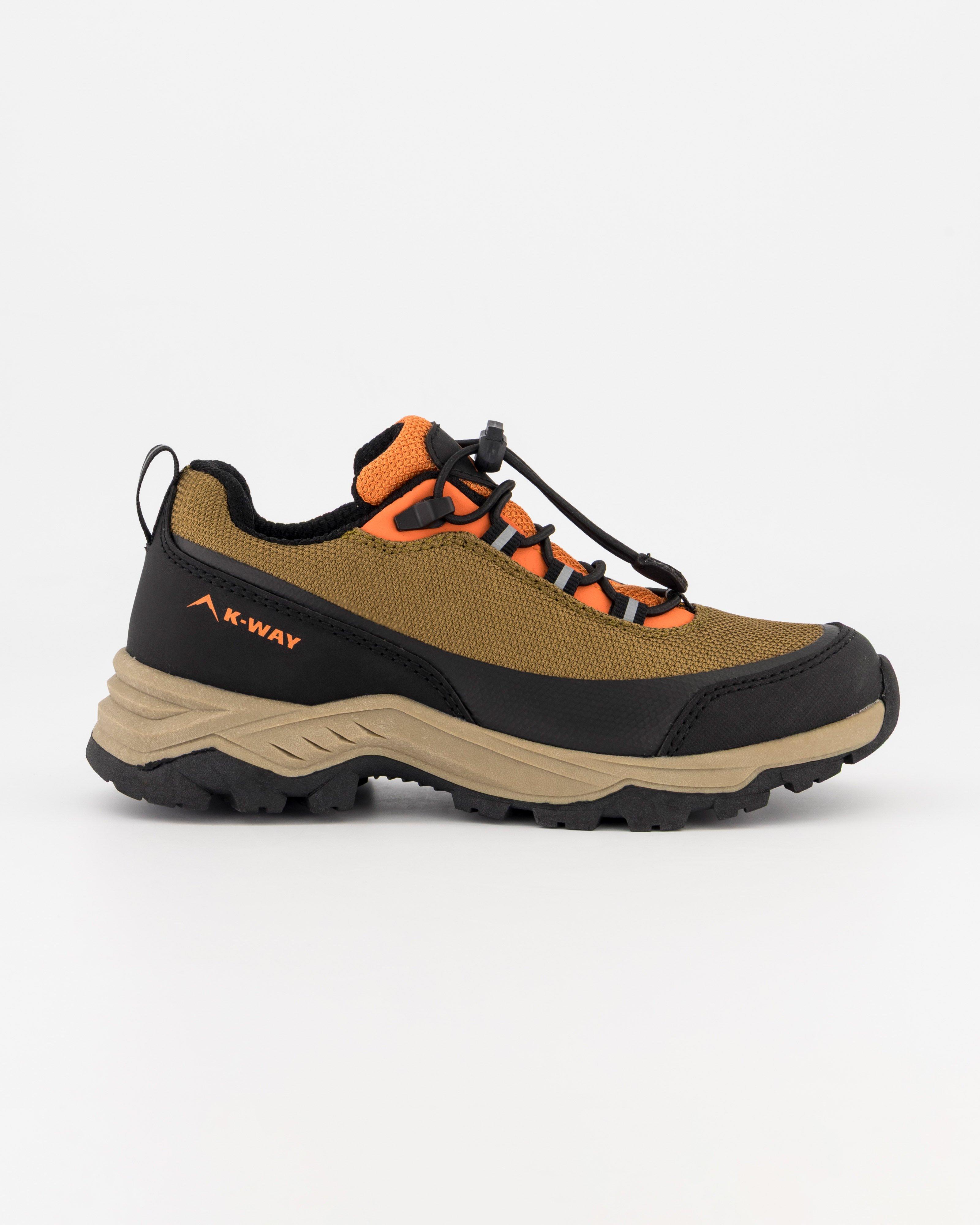 K-Way Kids Terrain Low Hiking Shoes -  Brown