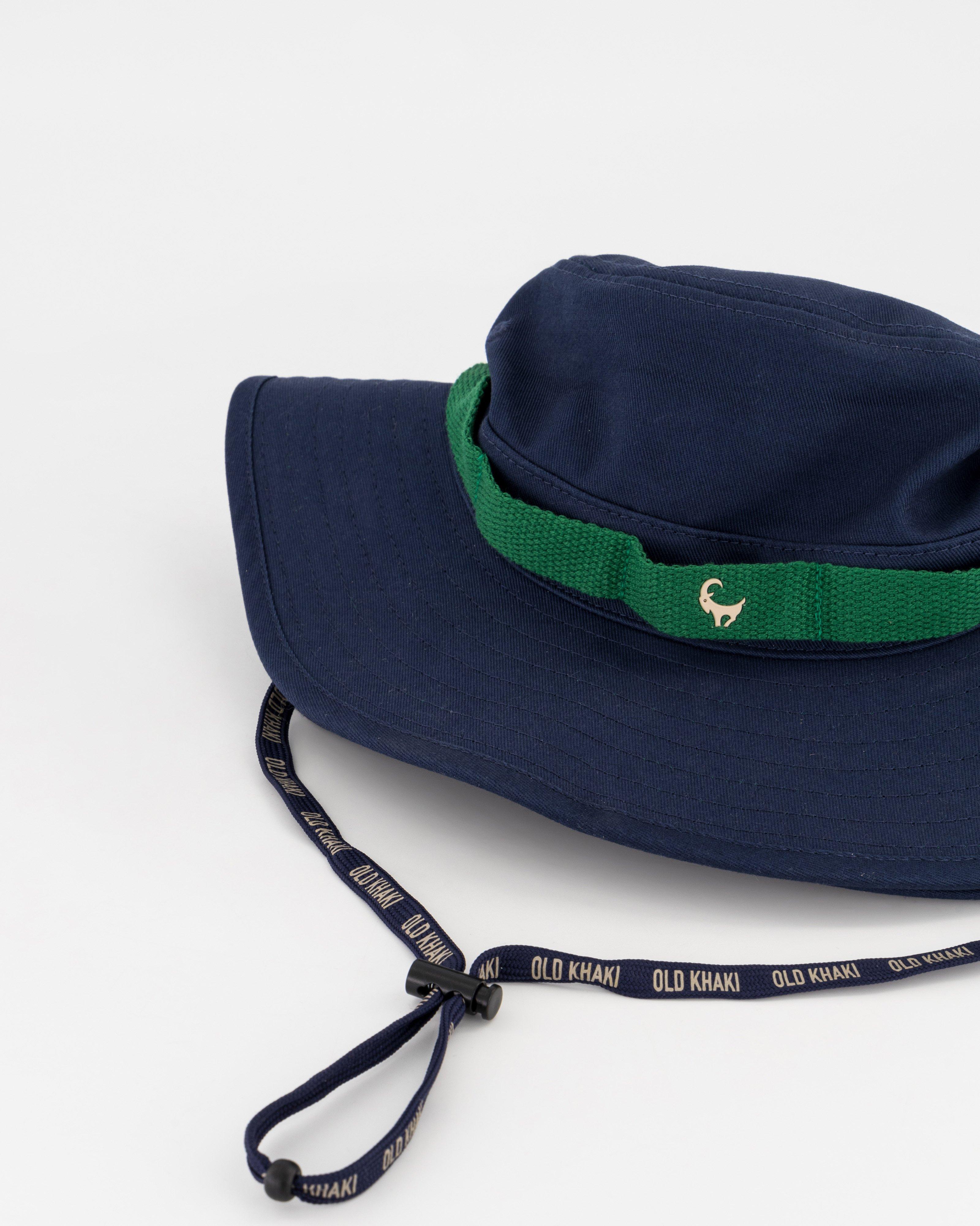 Old Khaki Johny Loop Detail Bucket Hat -  Green