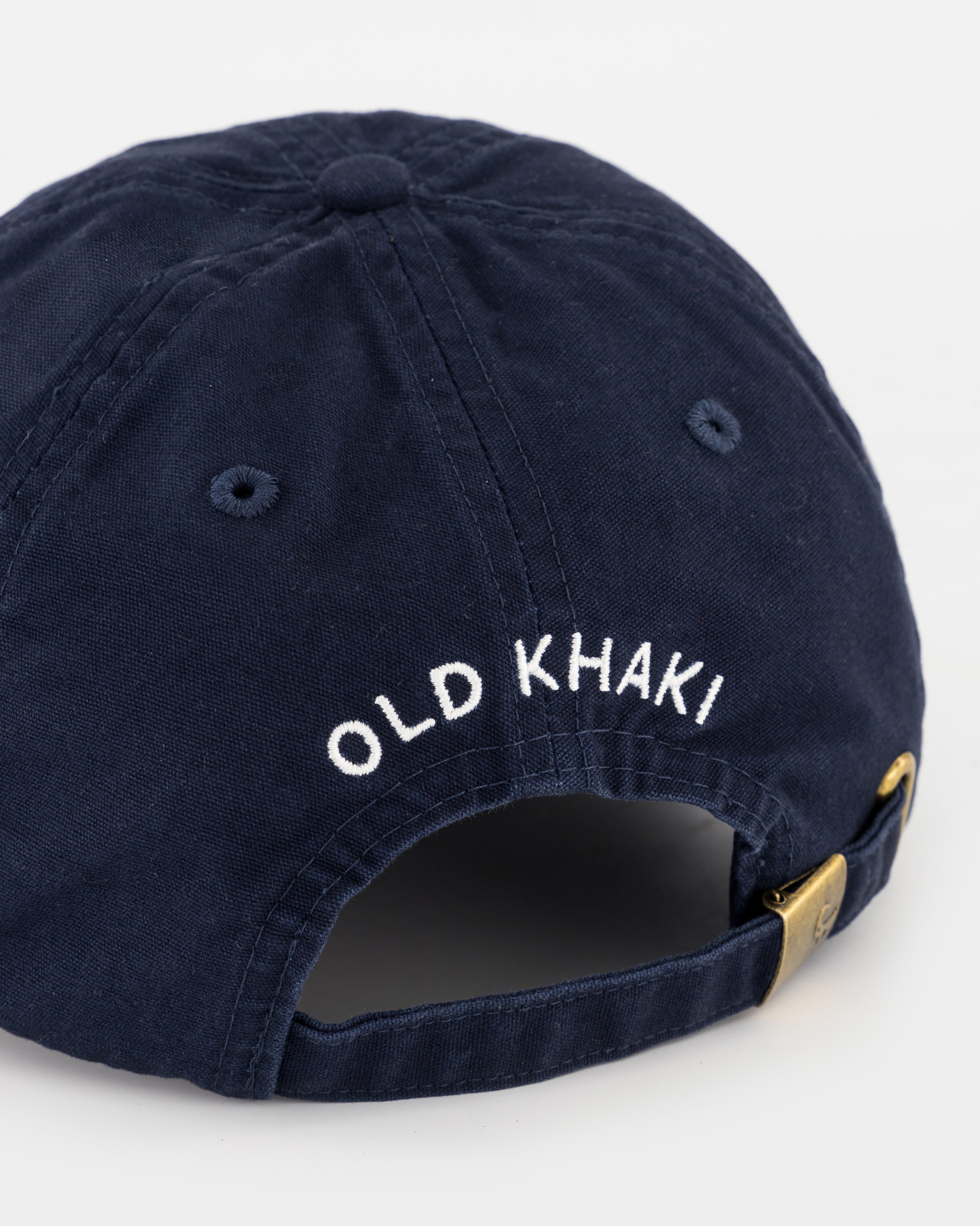 Old Khaki Men’s Carlsen Towel Groat Detail Peak Cap -  Navy