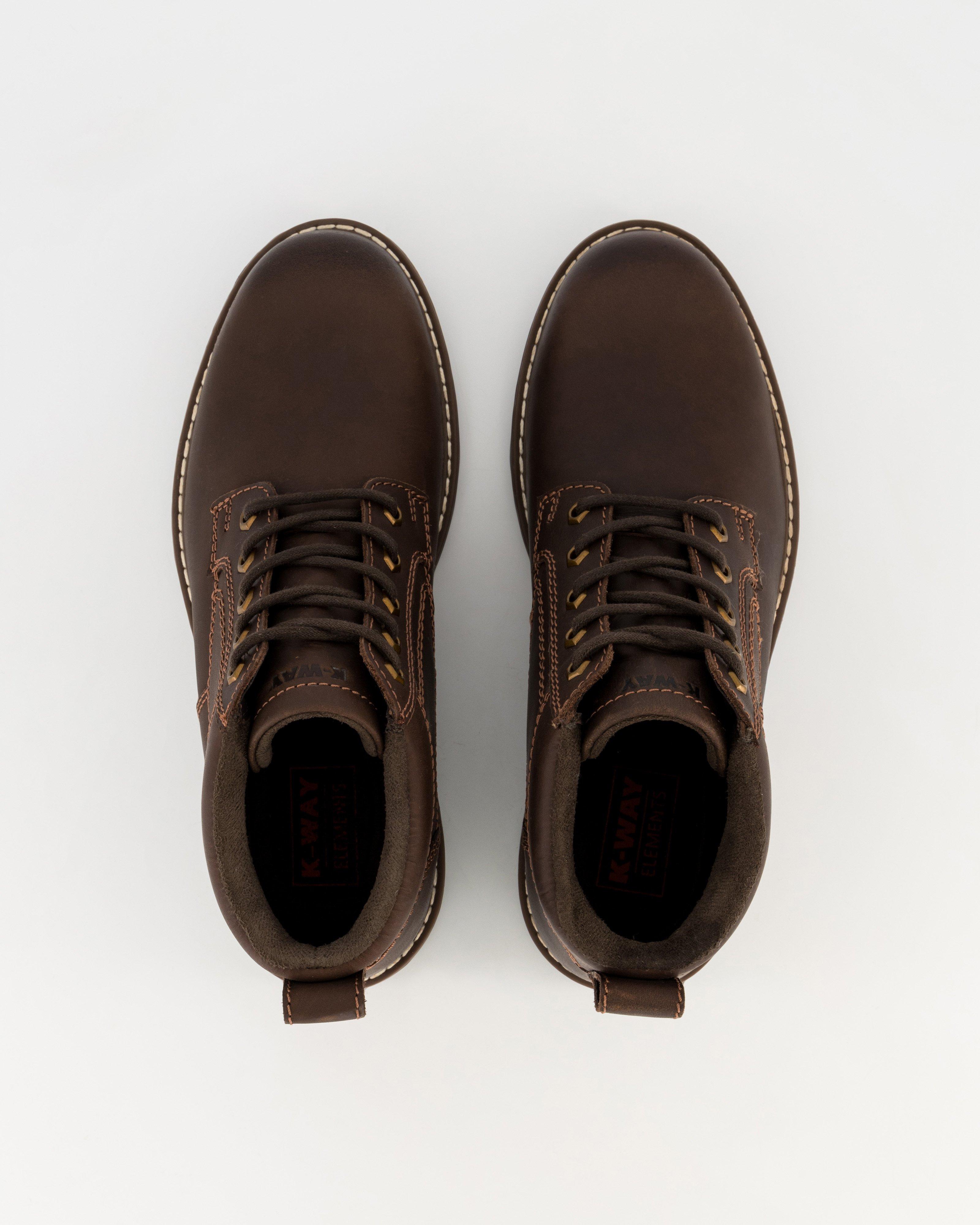 K-Way Elements Men’s Smith Boots -  Chocolate
