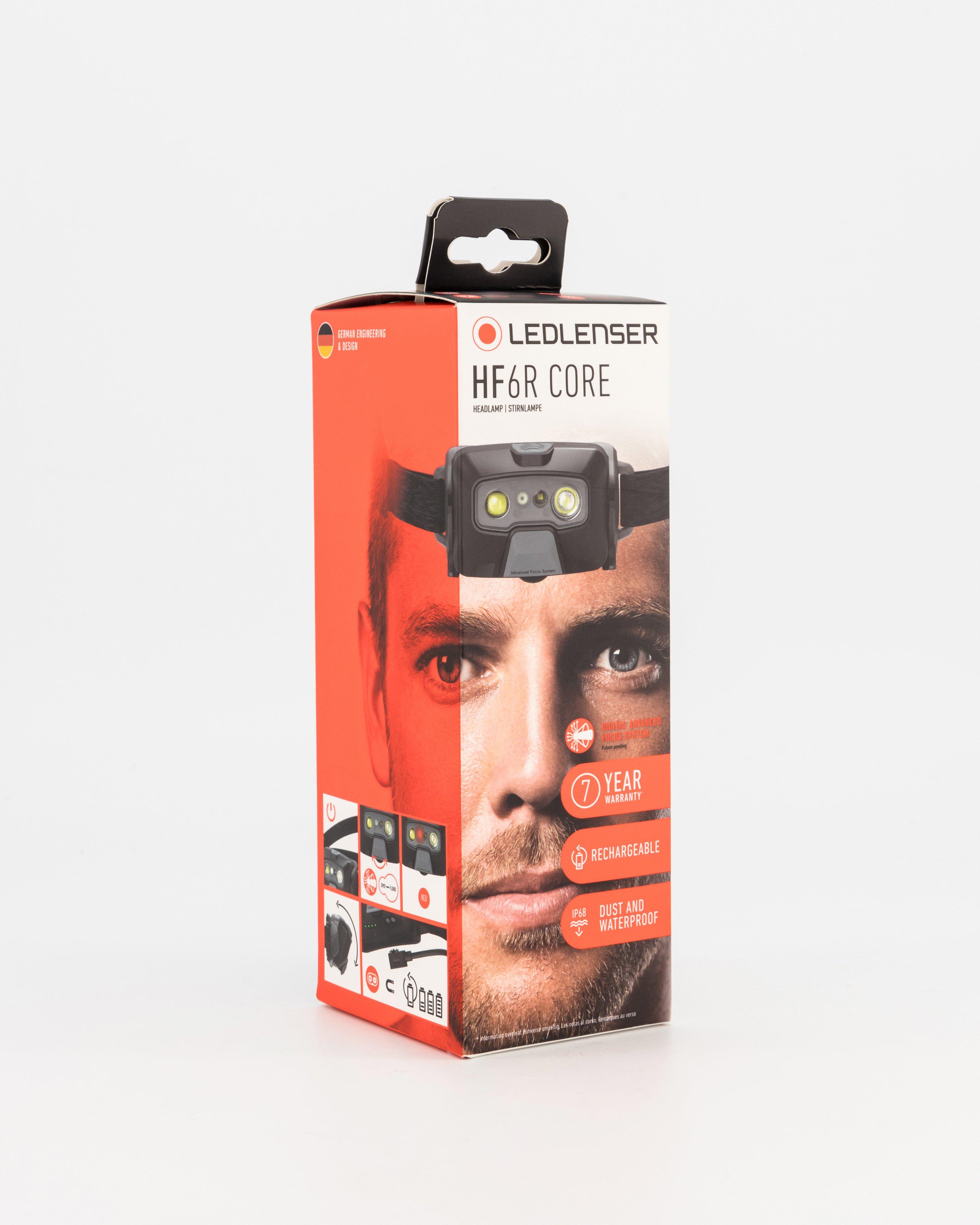 Ledlenser HF6R Core 800 Lumen Rechargeable Headlamp -  Black