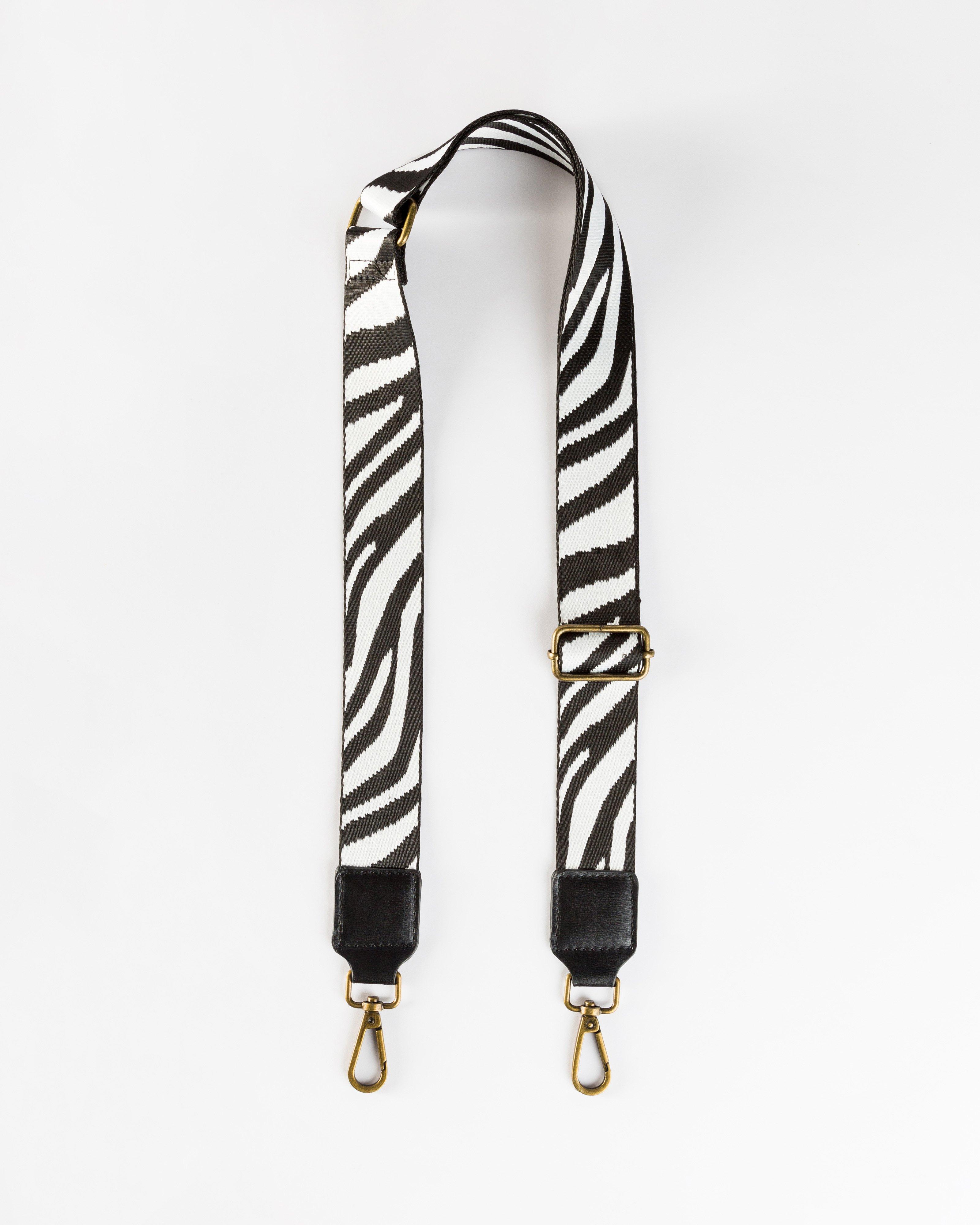 Zebra discount bag strap