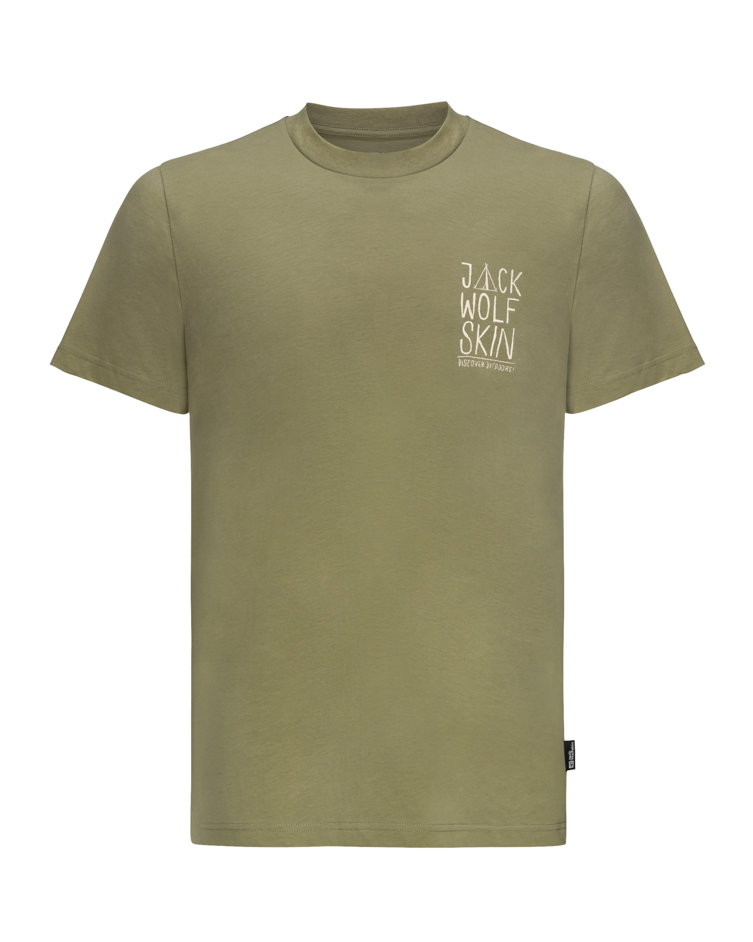 Jack Wolfskin Men’s Jack Tent T-shirt  -  Green