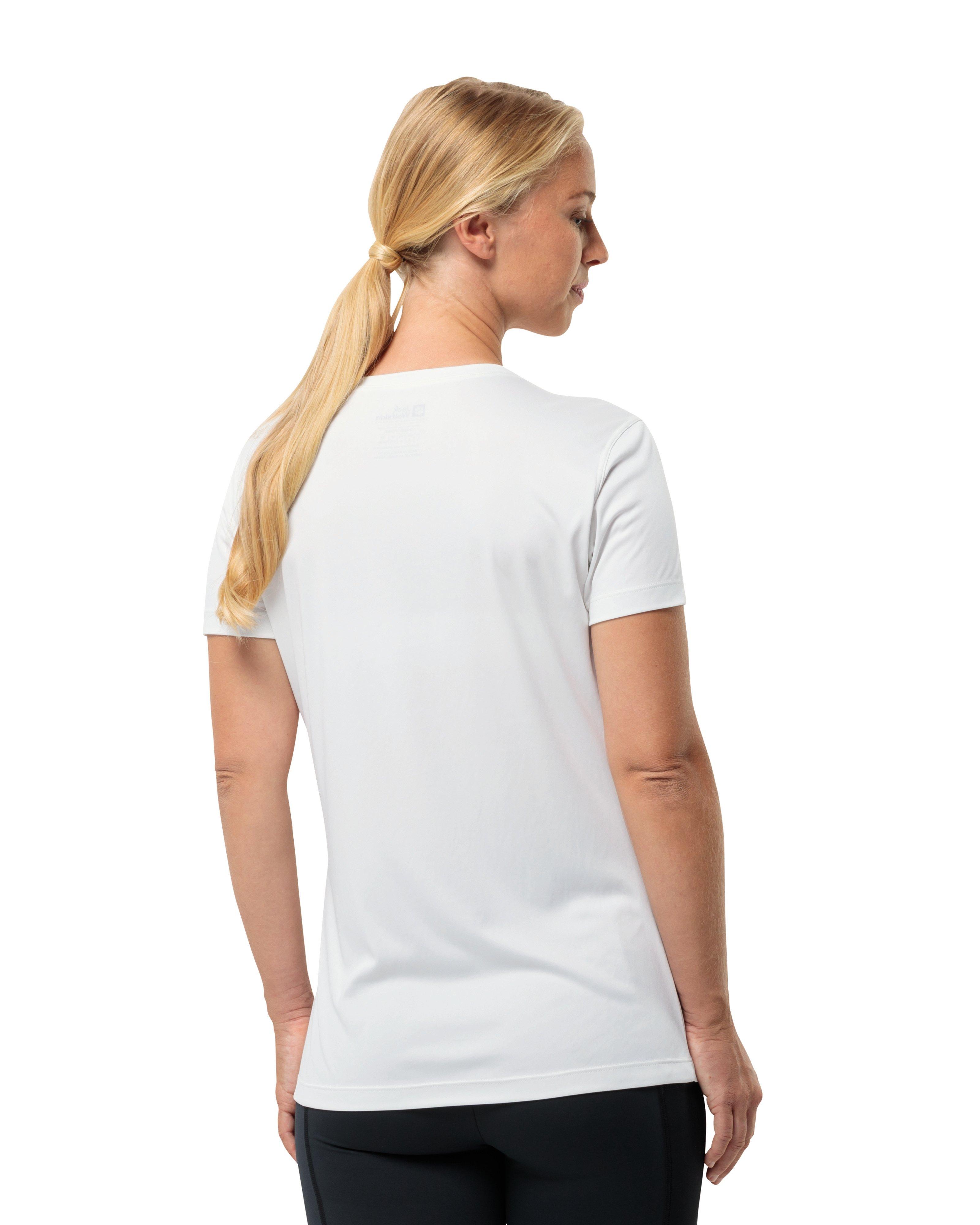 Jack Wolfskin Women’s Peak Graphic T-shirt  -  White