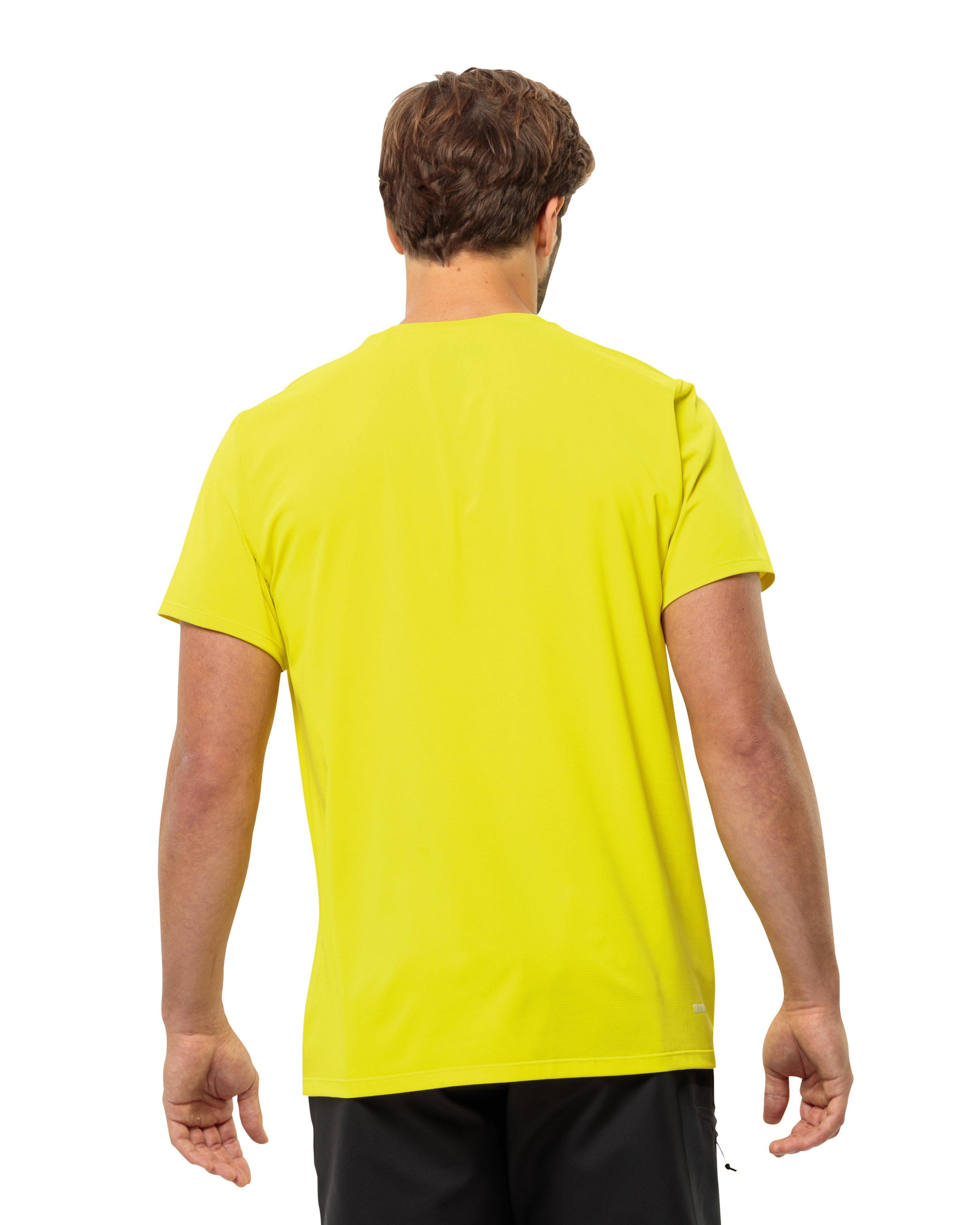 Jack Wolfskin Men’s Prelight Trail T-shirt -  Lime