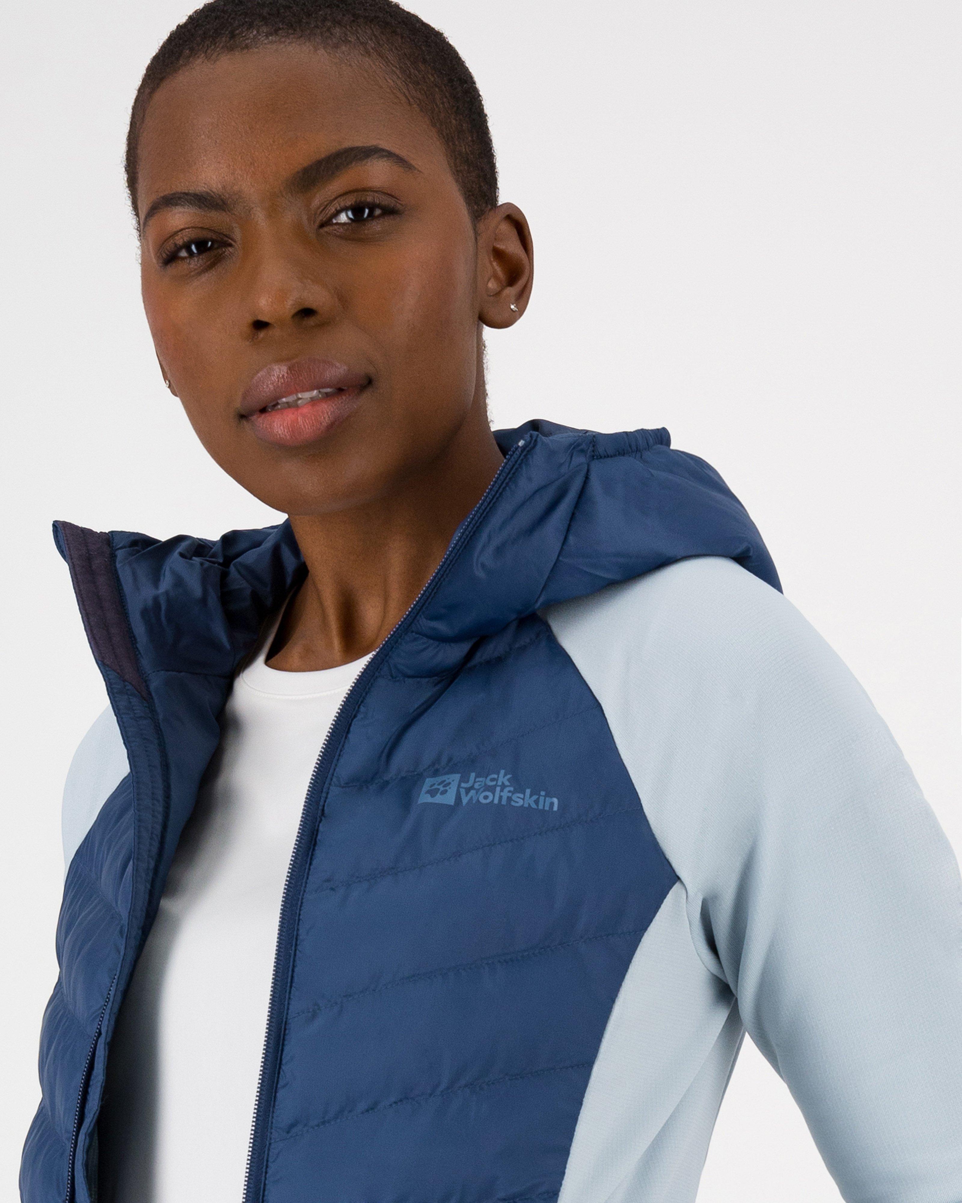 Jack Wolfskin Women’s Routeburn Pro Hybrid Jacket  -  Navy