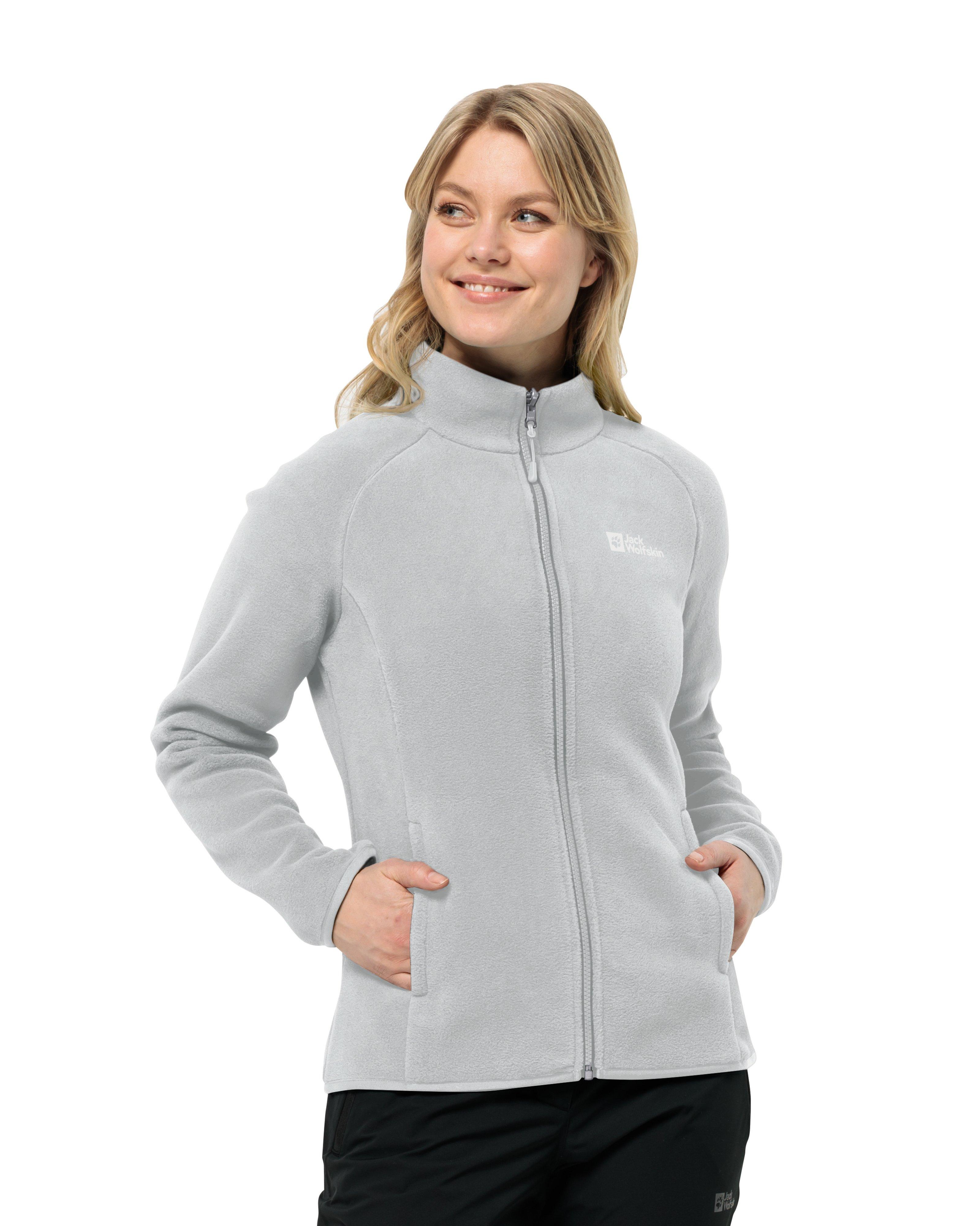 Jack wolfskin grey fleece best sale