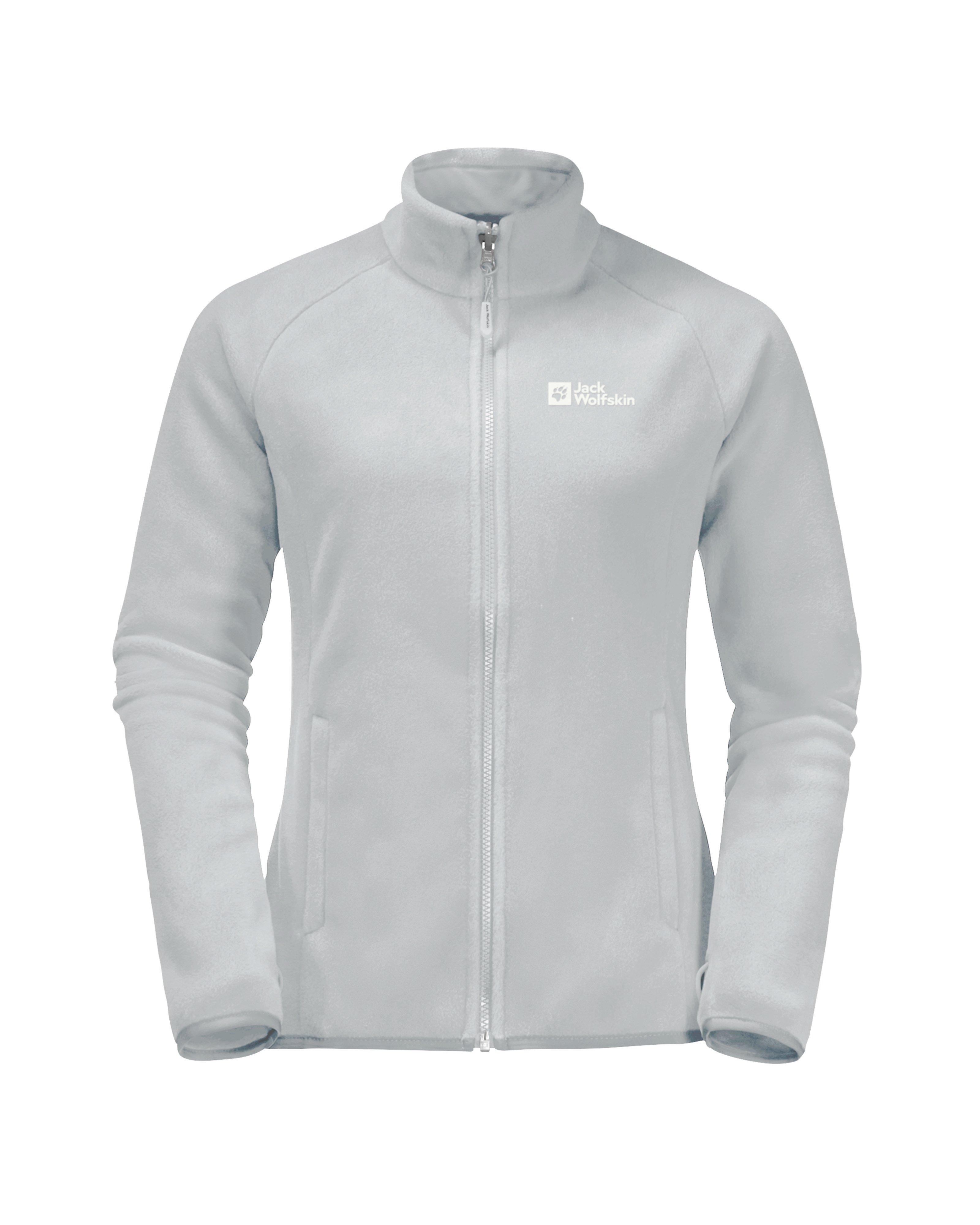 Jack Wolfskin Women’s Moonrise Full Zip Fleece Jacket -  Light Grey