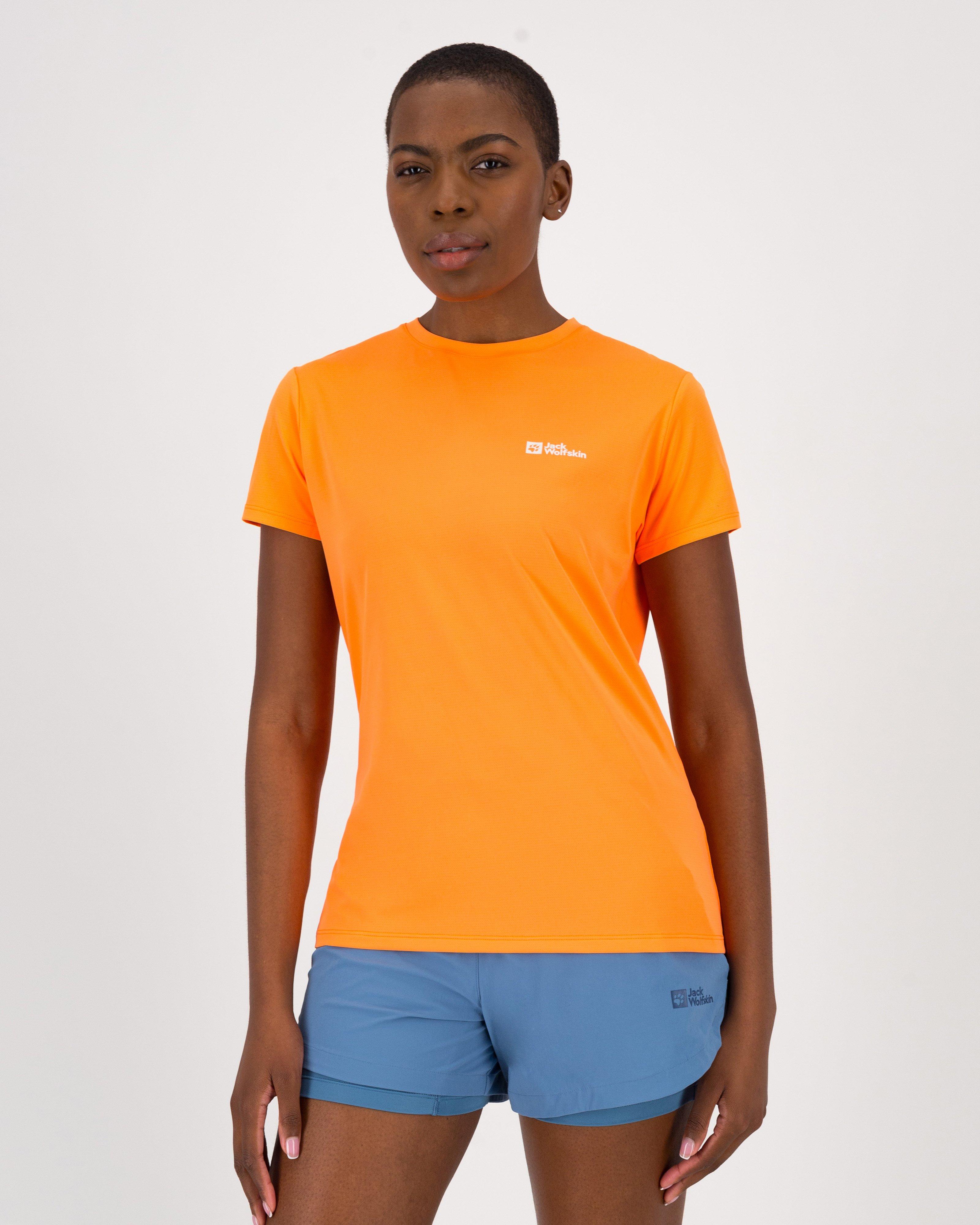 Jack Wolfskin Women’s Prelight Trail T-Shirt -  Orange