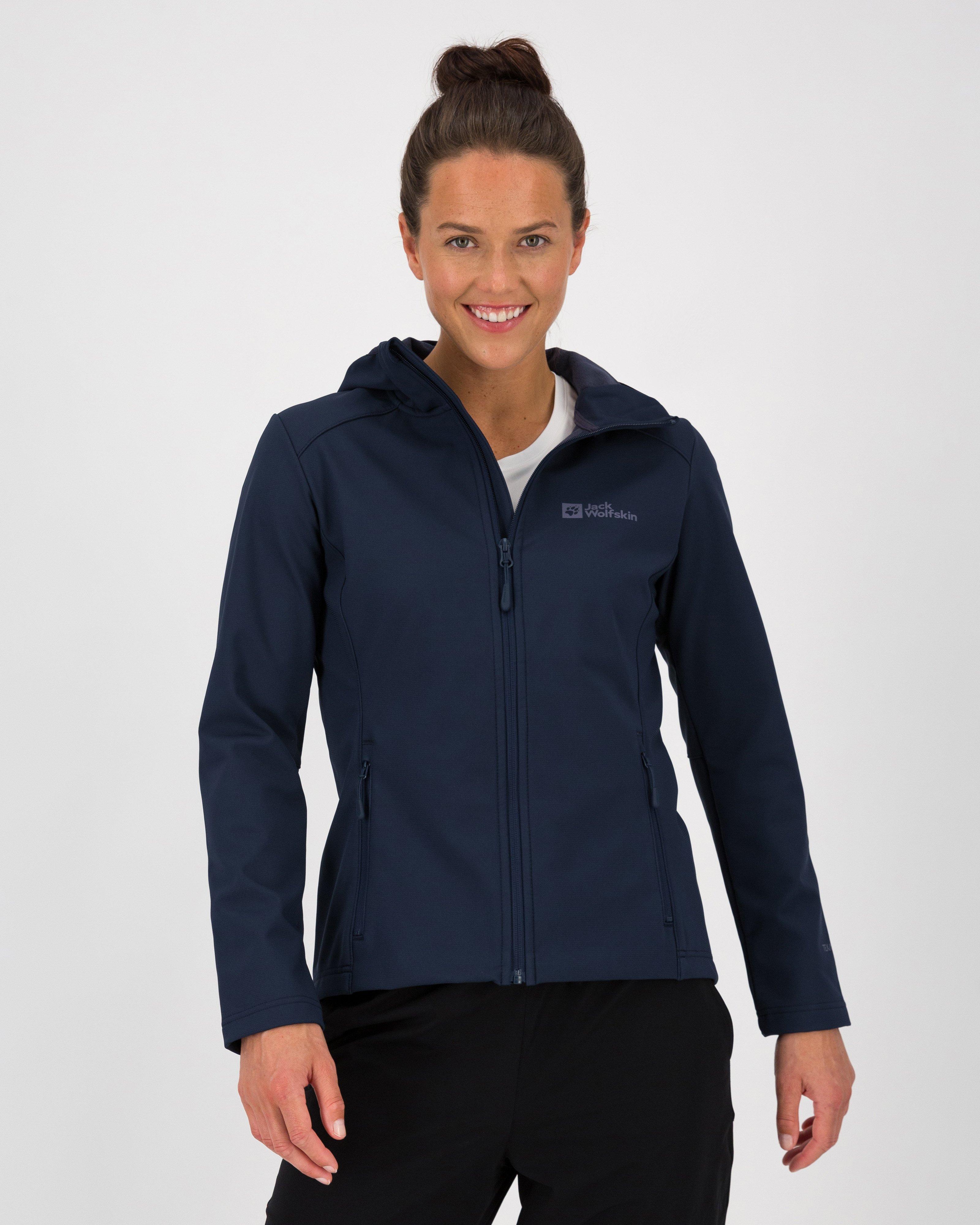 Jack Wolfskin Women’s Bornberg Softshell Jacket  -  Navy