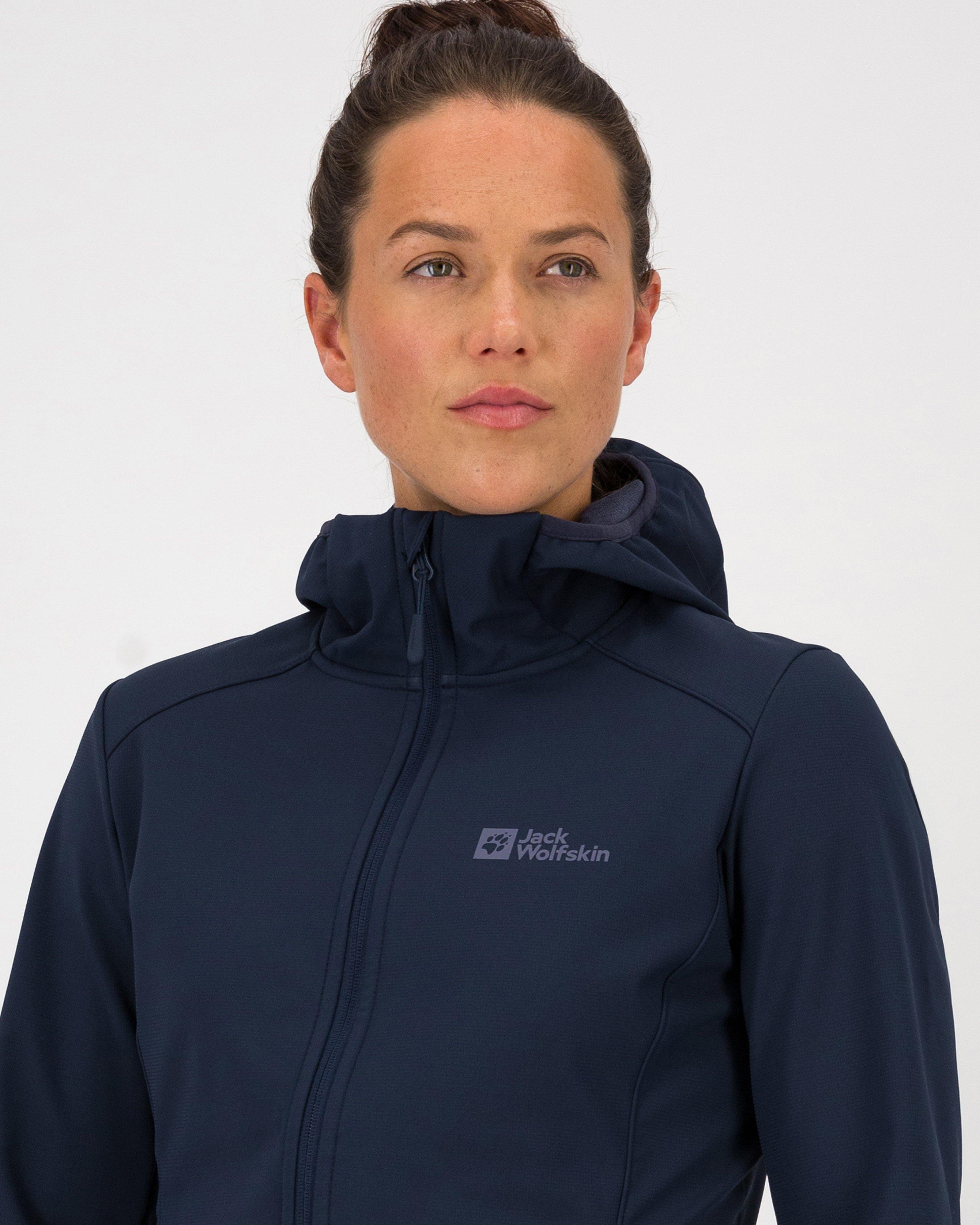 Jack Wolfskin Women’s Bornberg Softshell Jacket  -  Navy