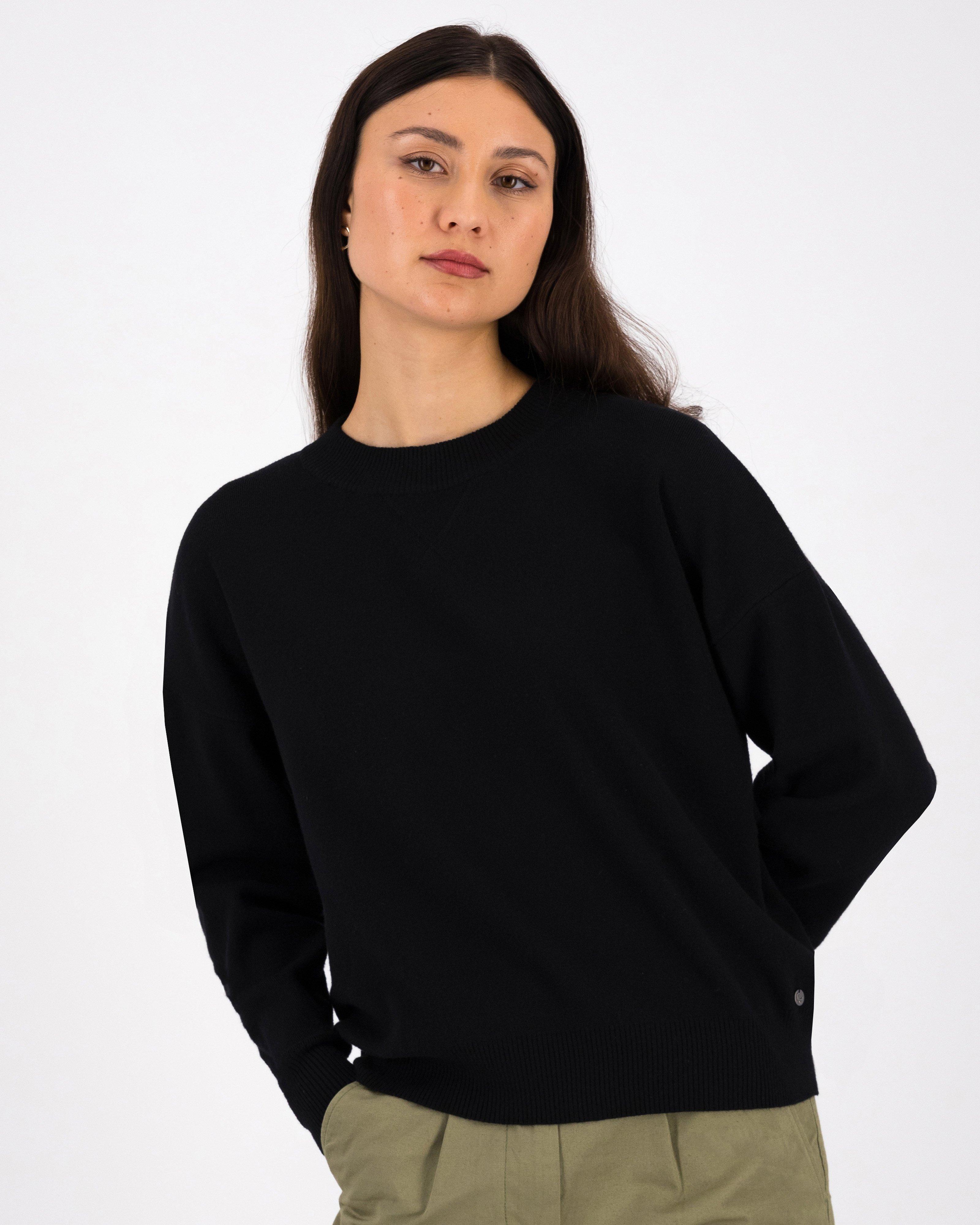 Women’s Charlotte Knit Pullover -  Black