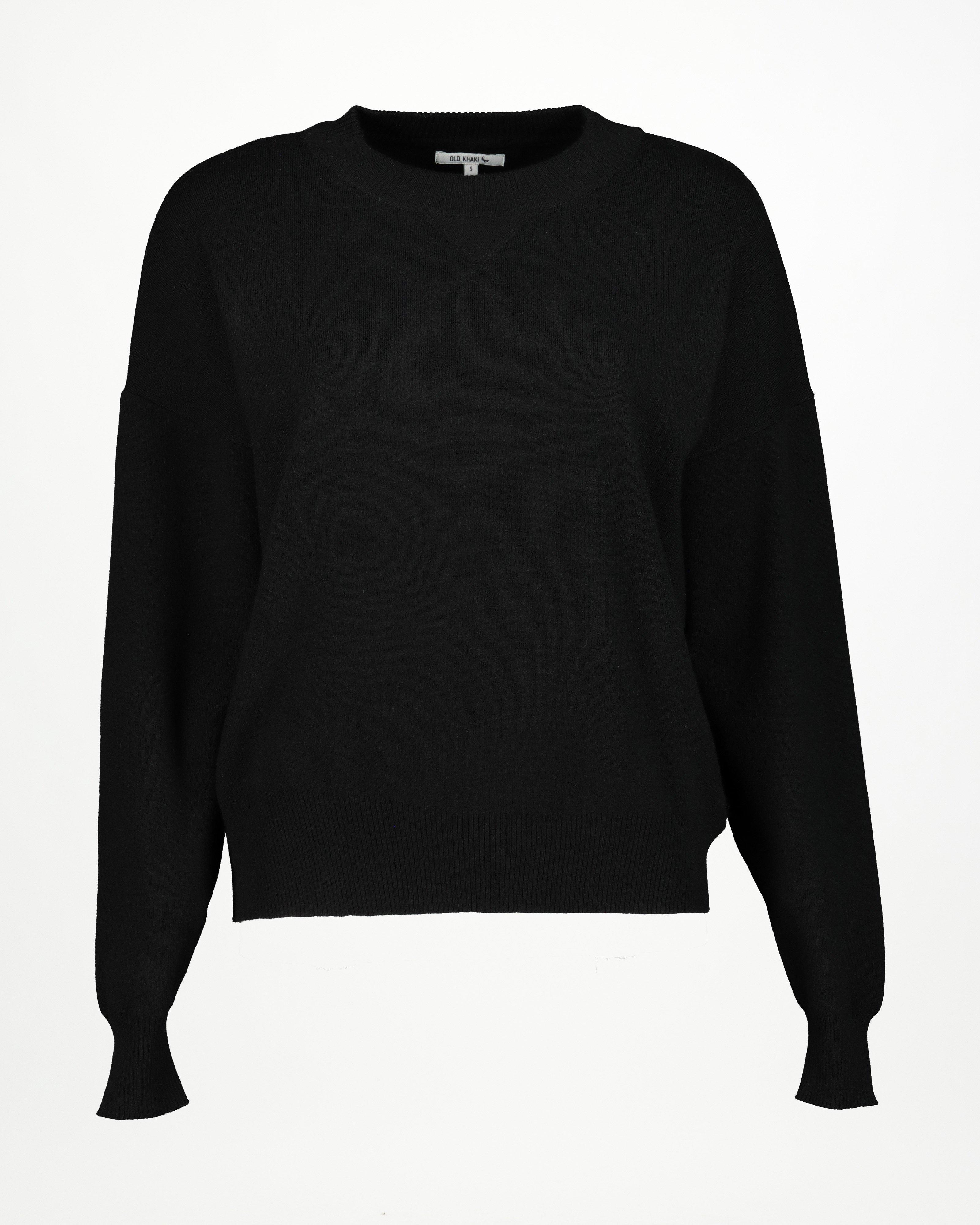 Women’s Charlotte Knit Pullover -  Black