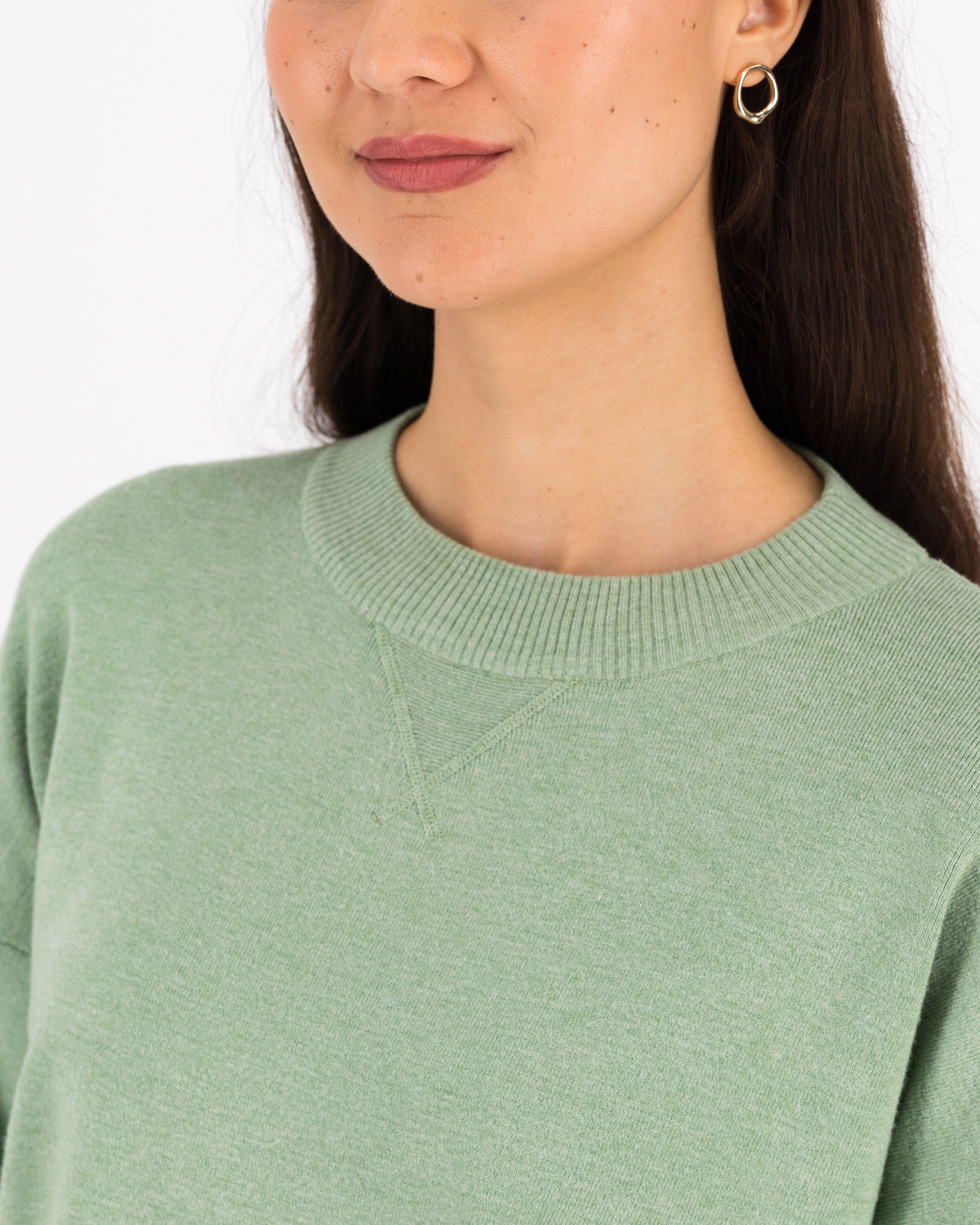 Women’s Charlotte Knit Pullover -  Green