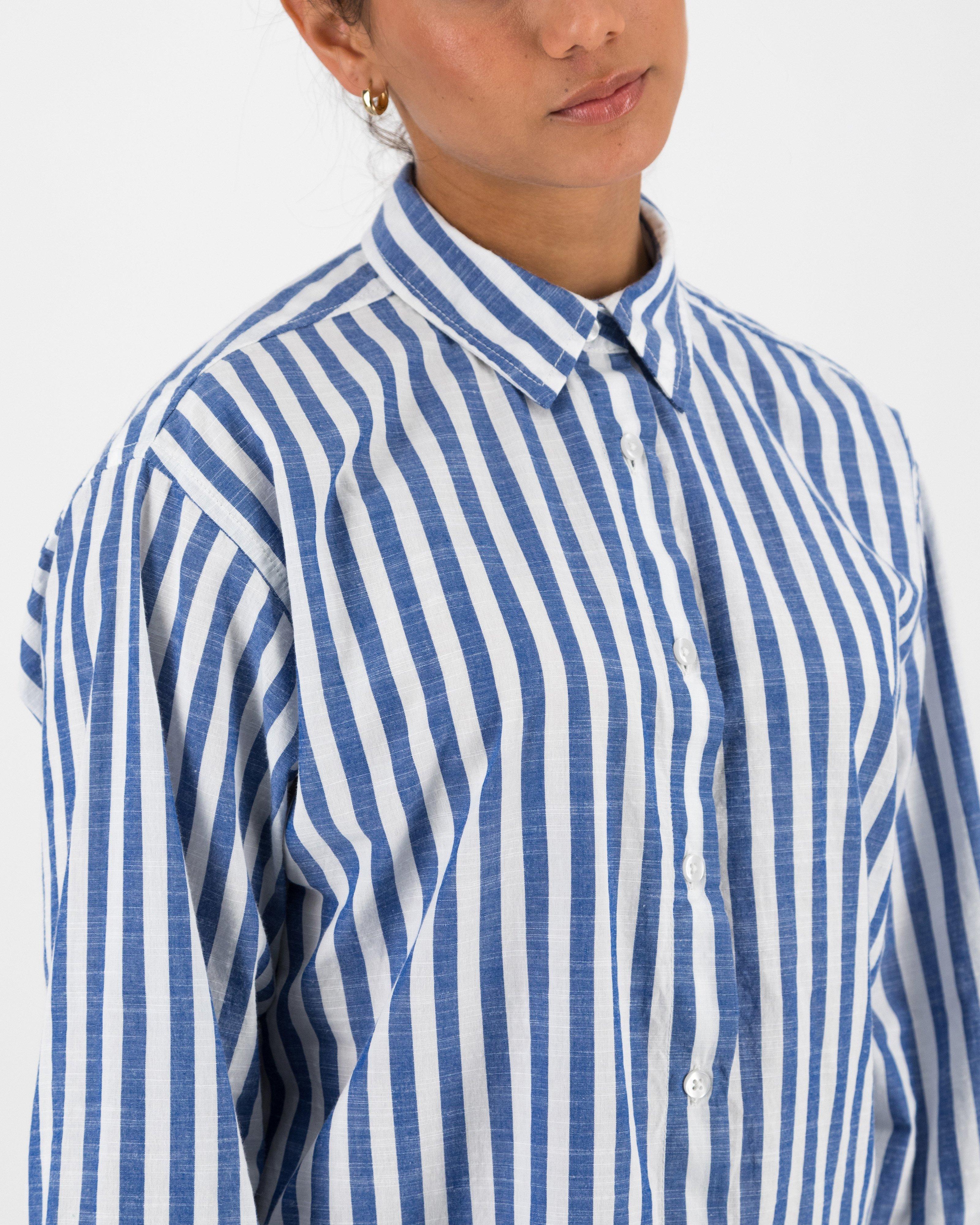 Women’s Zuri Stripe Shirt -  Blue