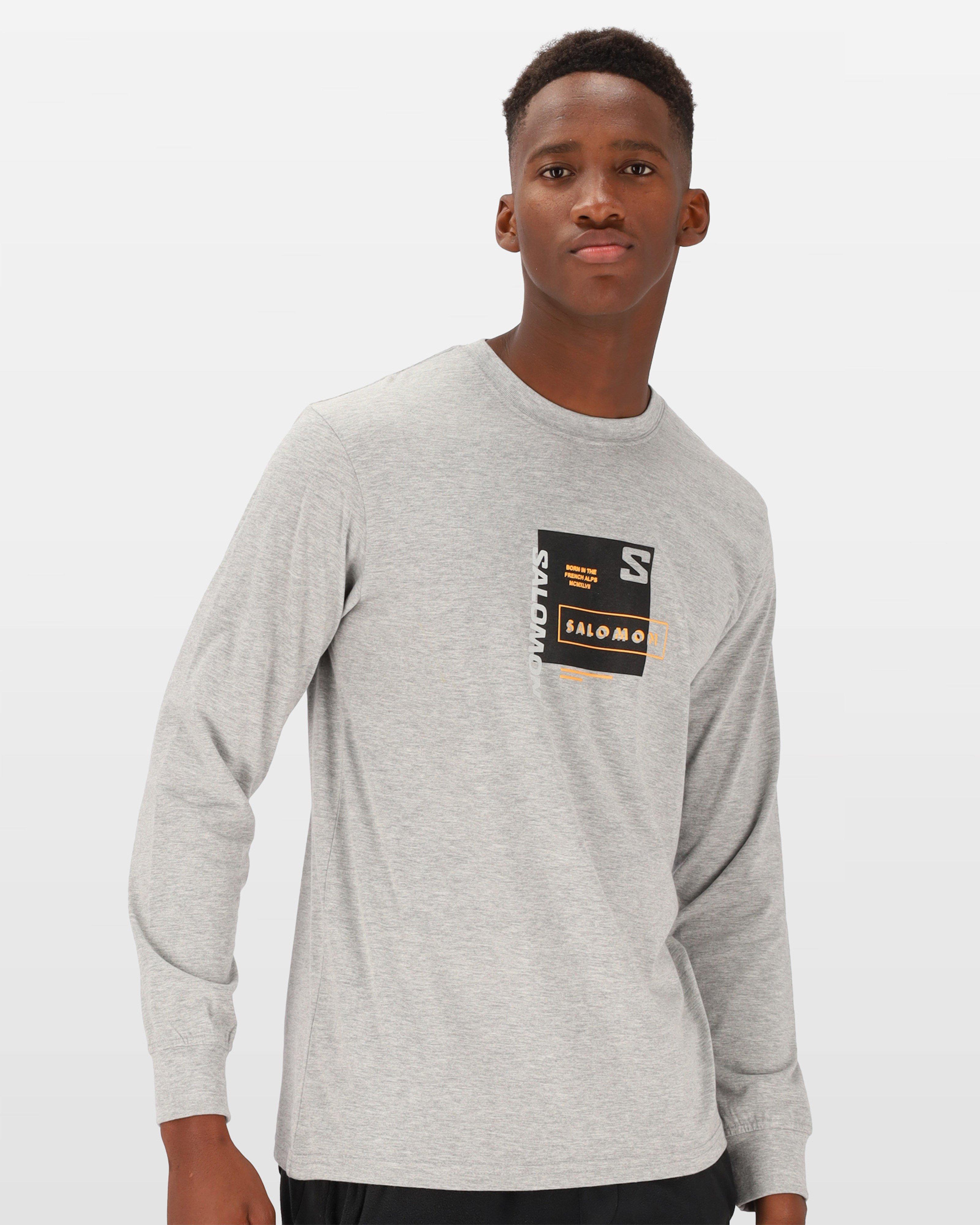 Salomon Men’s Layer Cotton T-shirt -  Grey