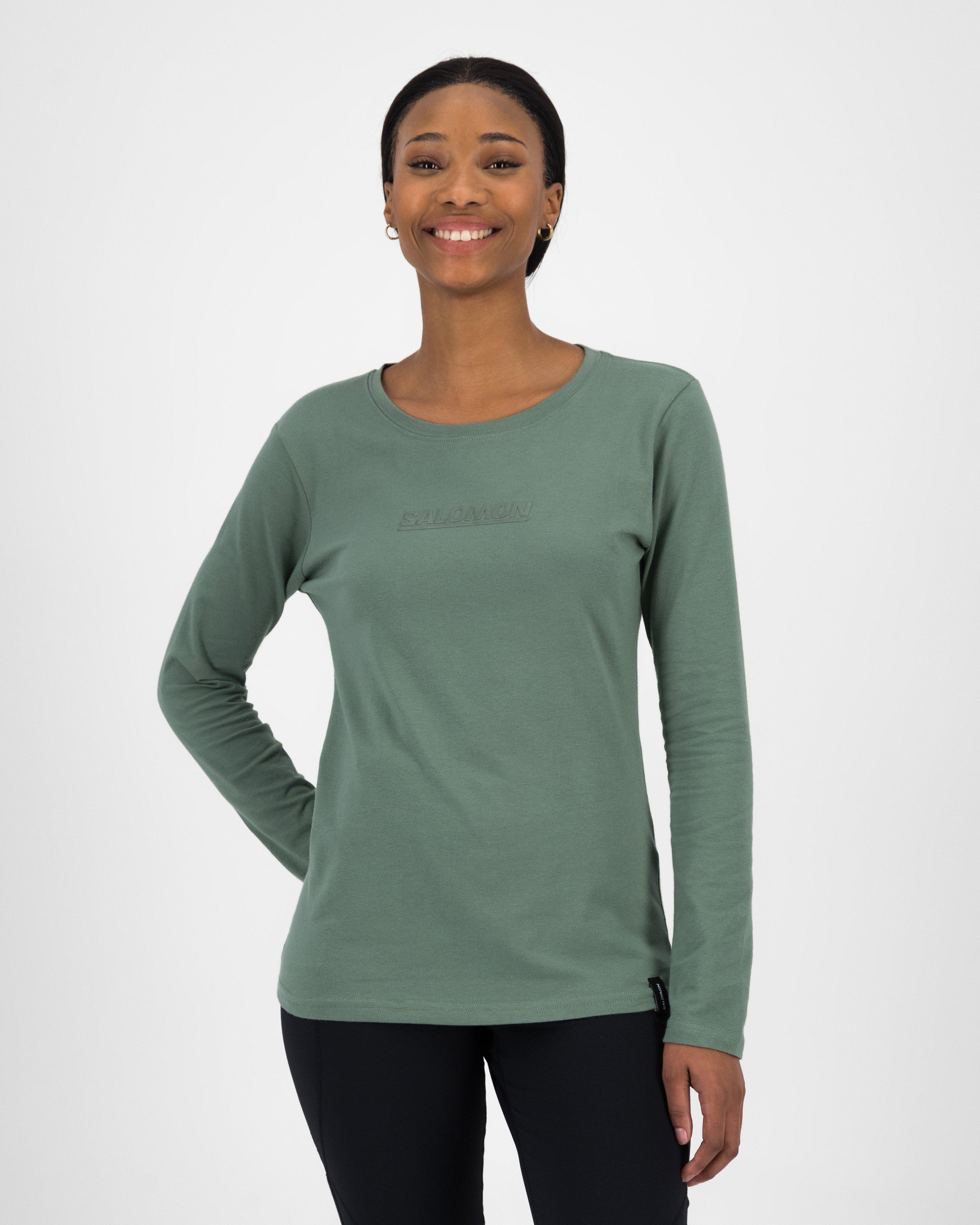 Salomon Women’s Scoop Neck Cotton T-shirt -  Sage