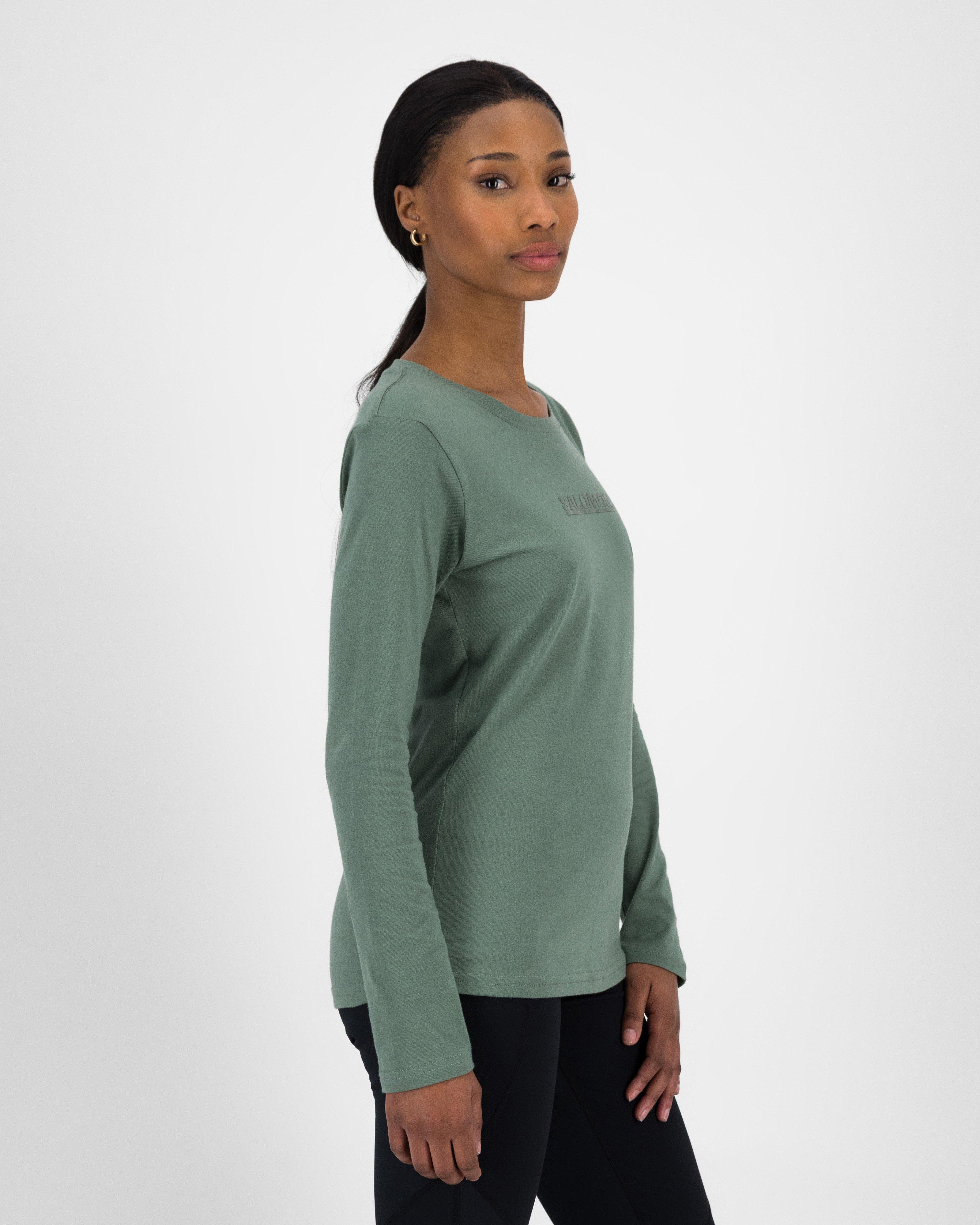 Salomon Women’s Scoop Neck Cotton T-shirt -  Sage