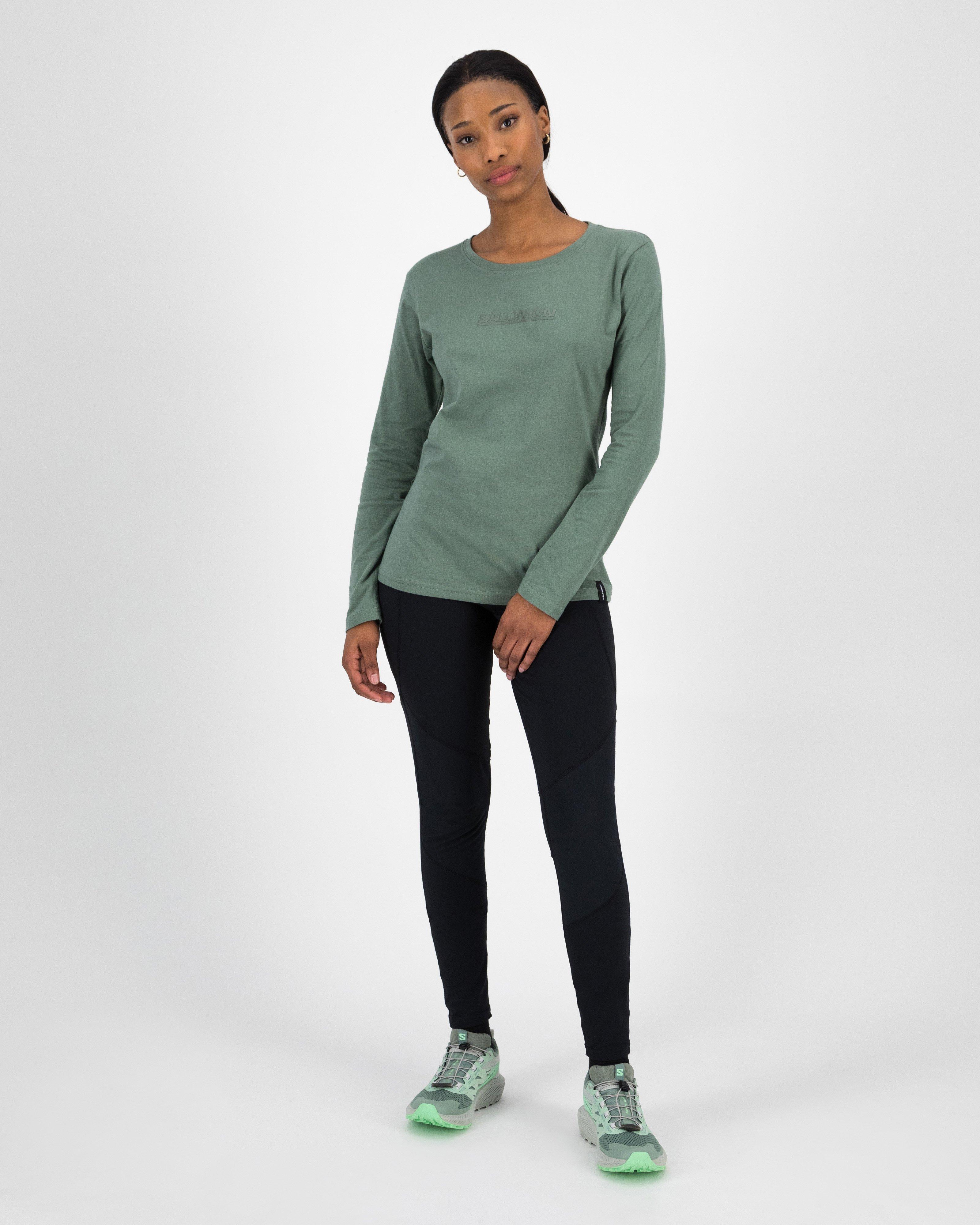 Salomon Women’s Scoop Neck Cotton T-shirt -  Sage