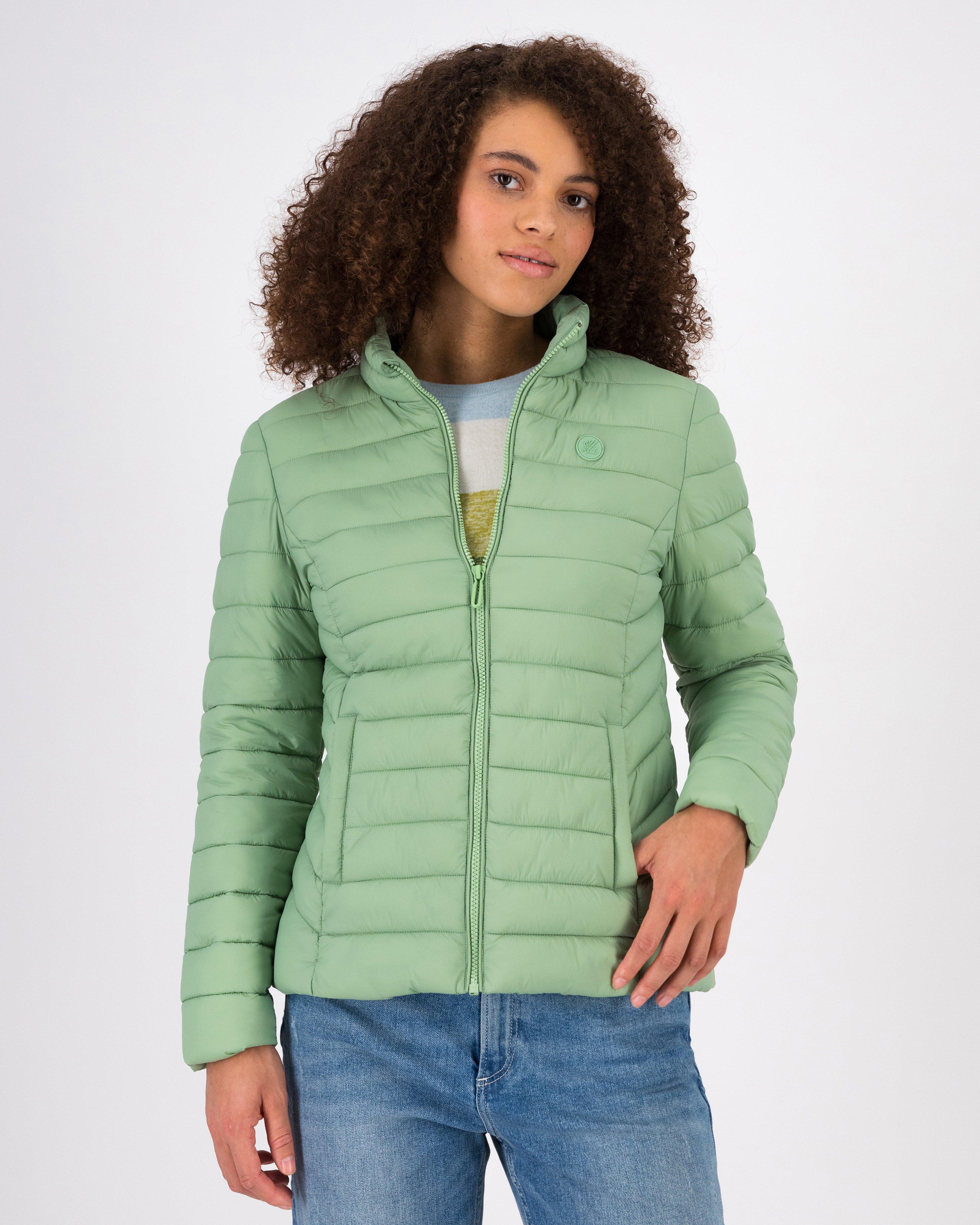 Women’s Nora Basic Quilted Puffer  -  Sage