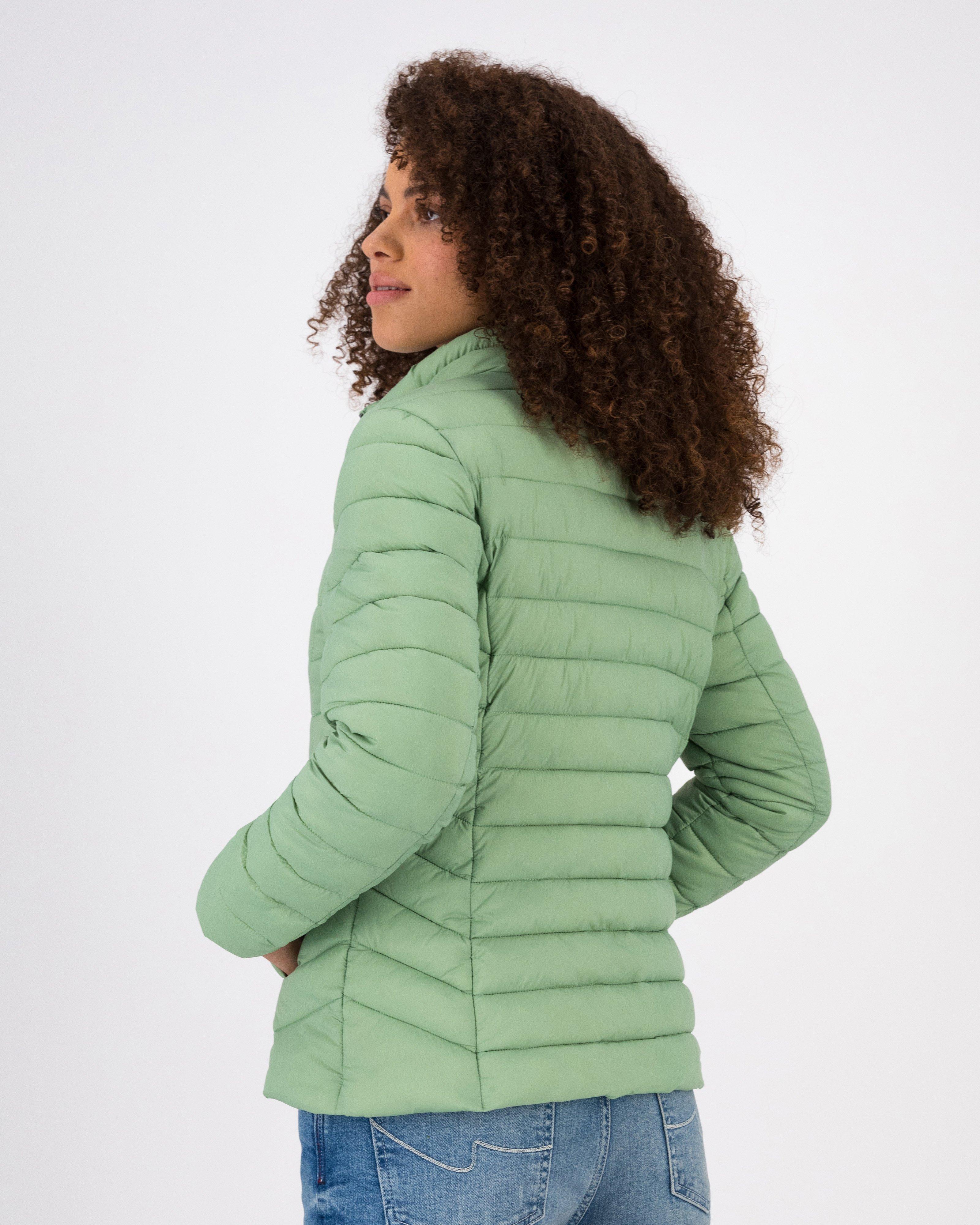 Women’s Nora Basic Quilted Puffer  -  Sage