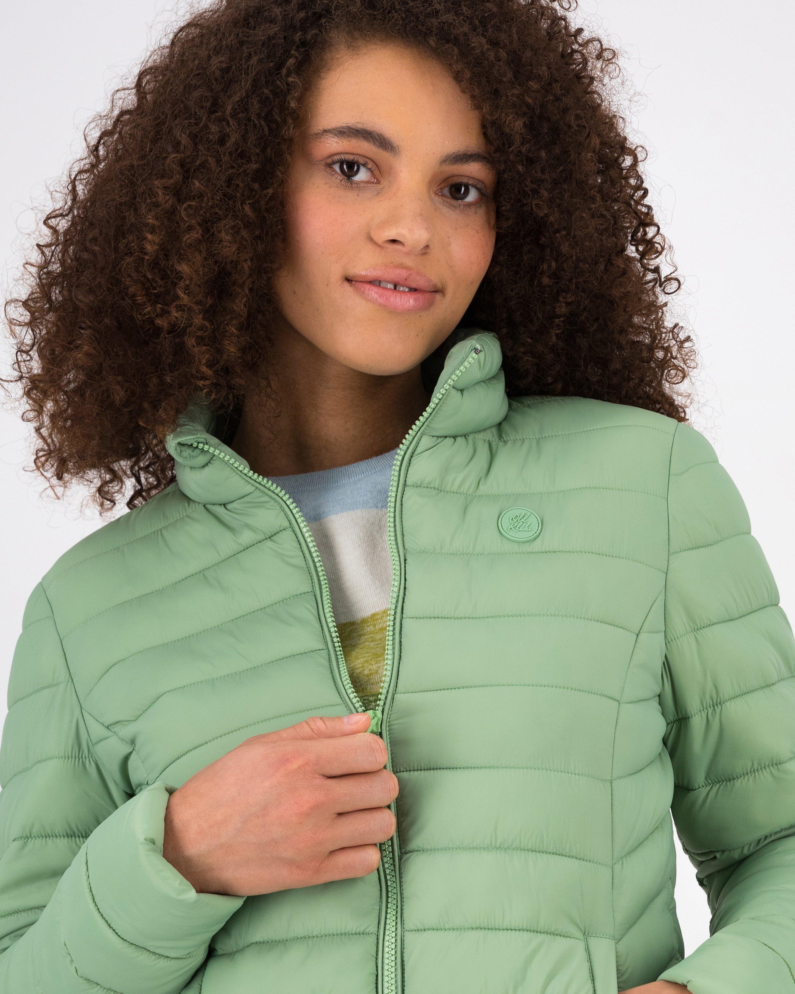 Women’s Nora Basic Quilted Puffer  -  Sage