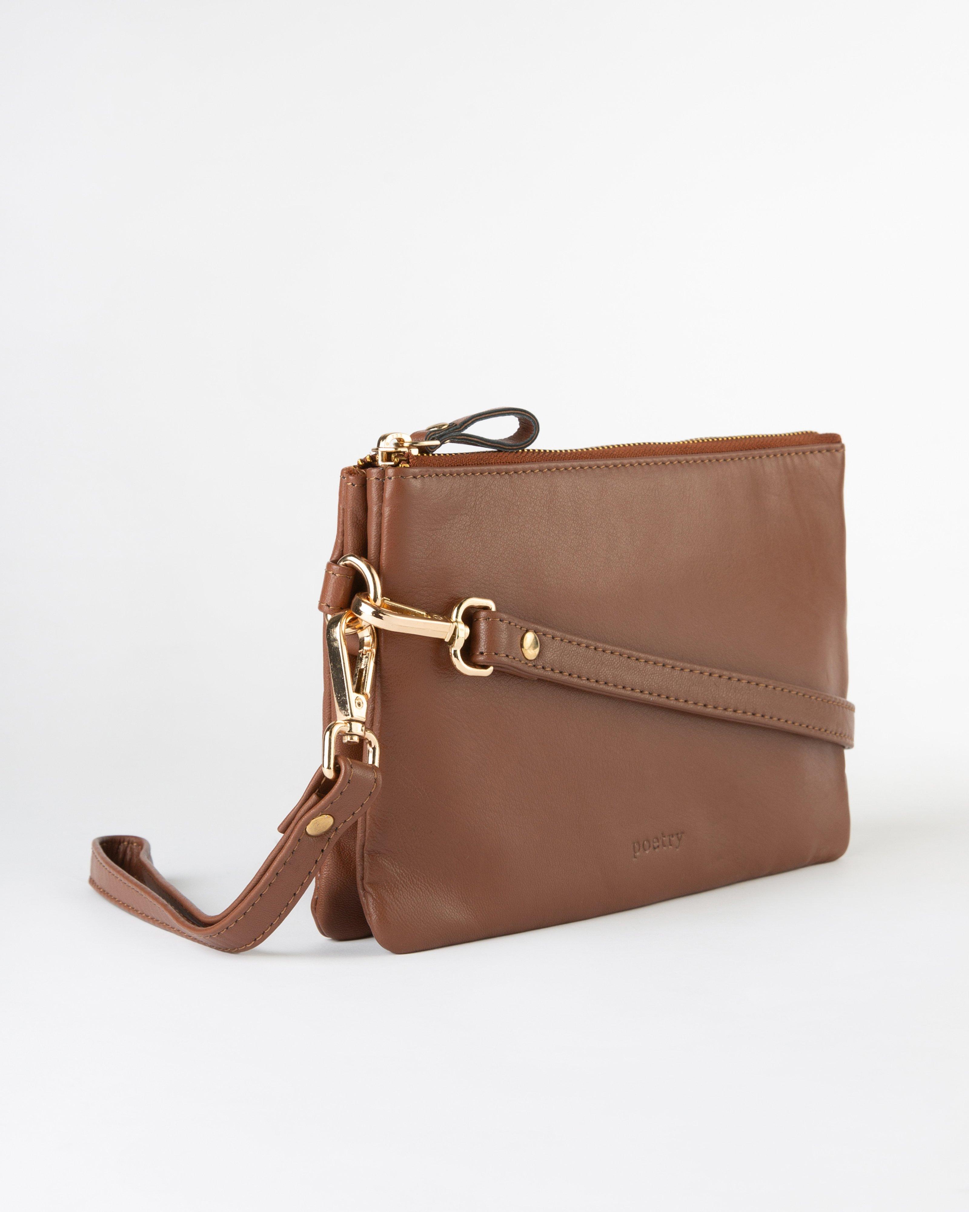 Adina Crossbody Bag -  Tan