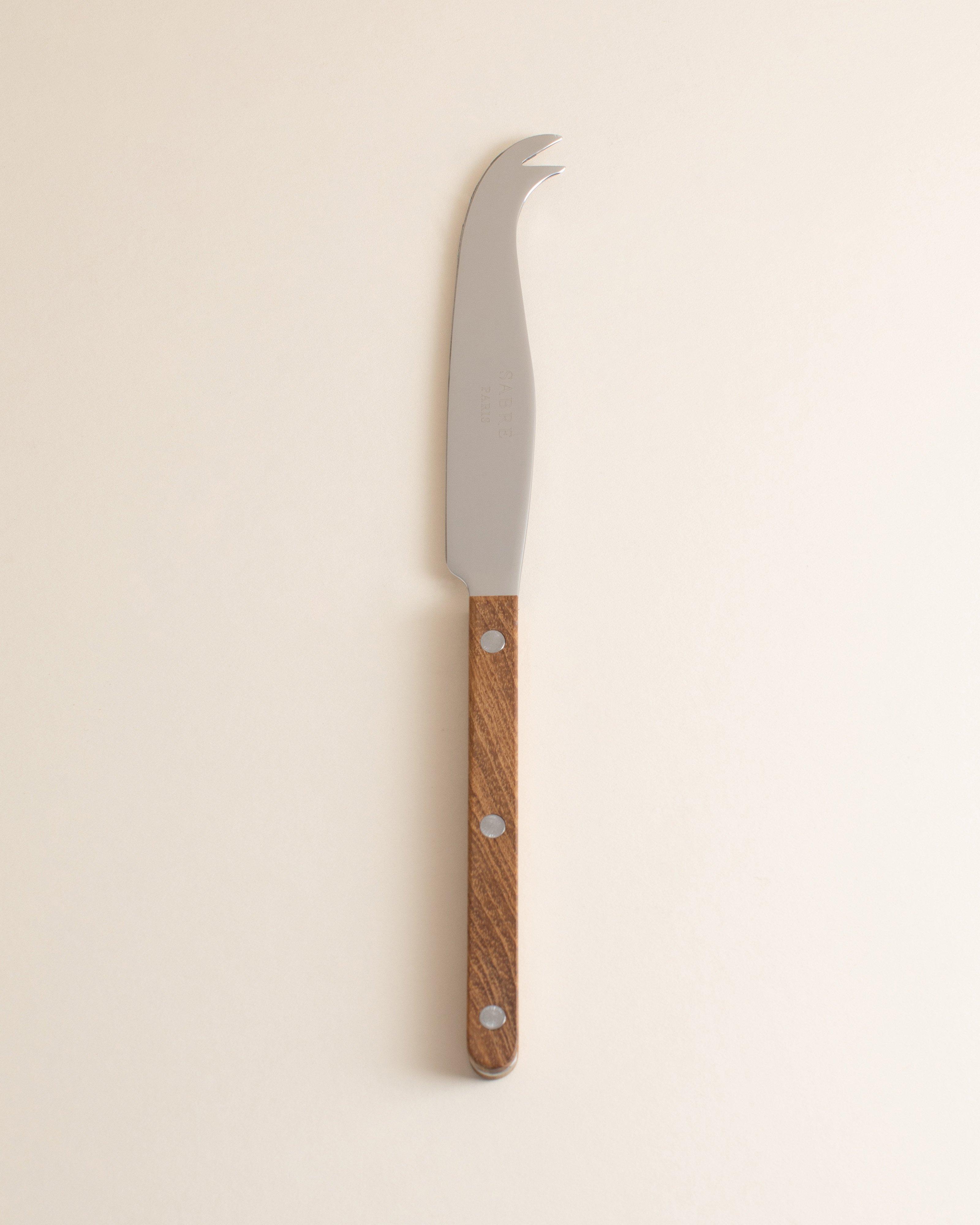 Sabre Bistro Brilliant Teak Cheese Knife -  Brown