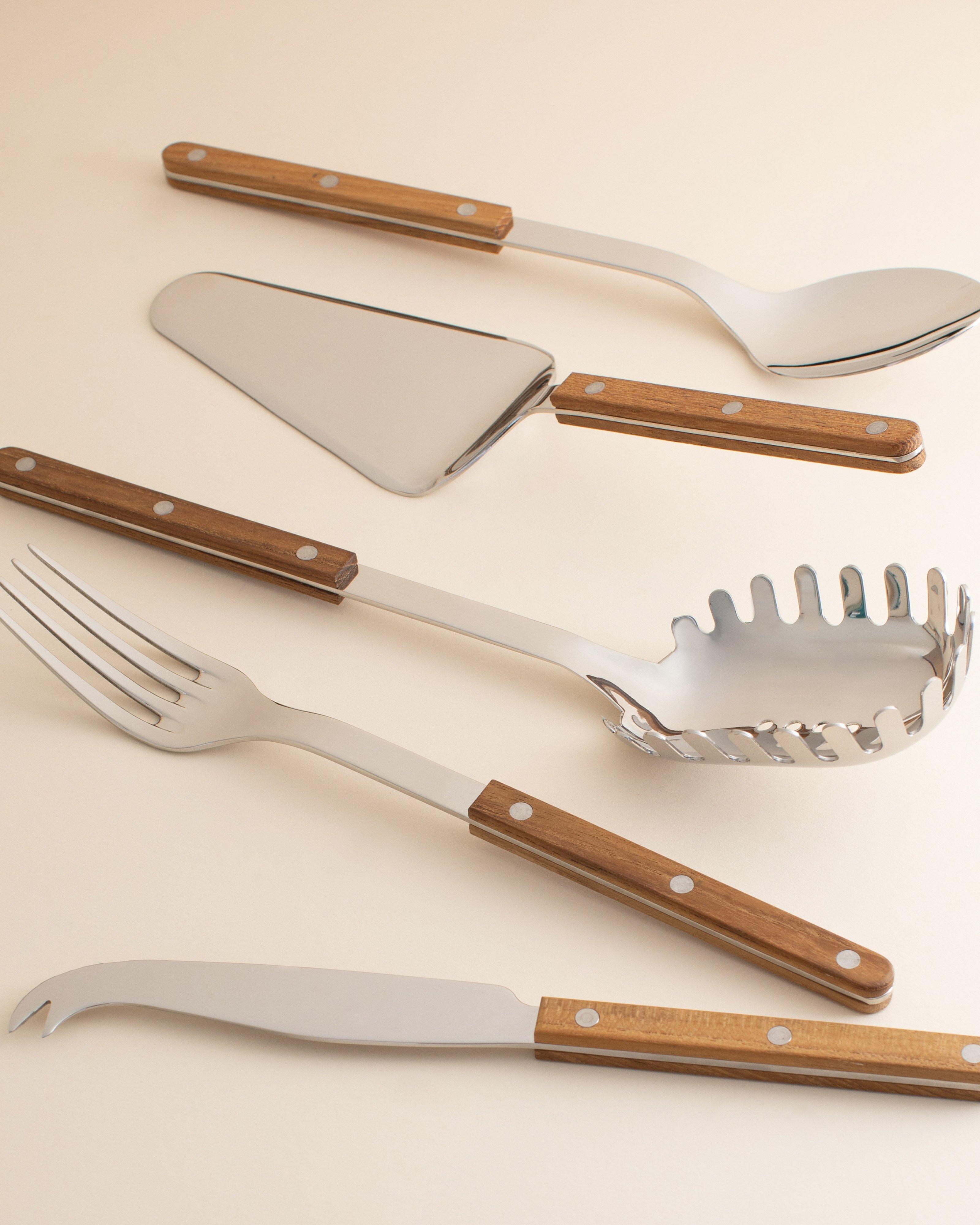 Sabre Bistro Brilliant Teak Cheese Knife - Poetry Clothing Store