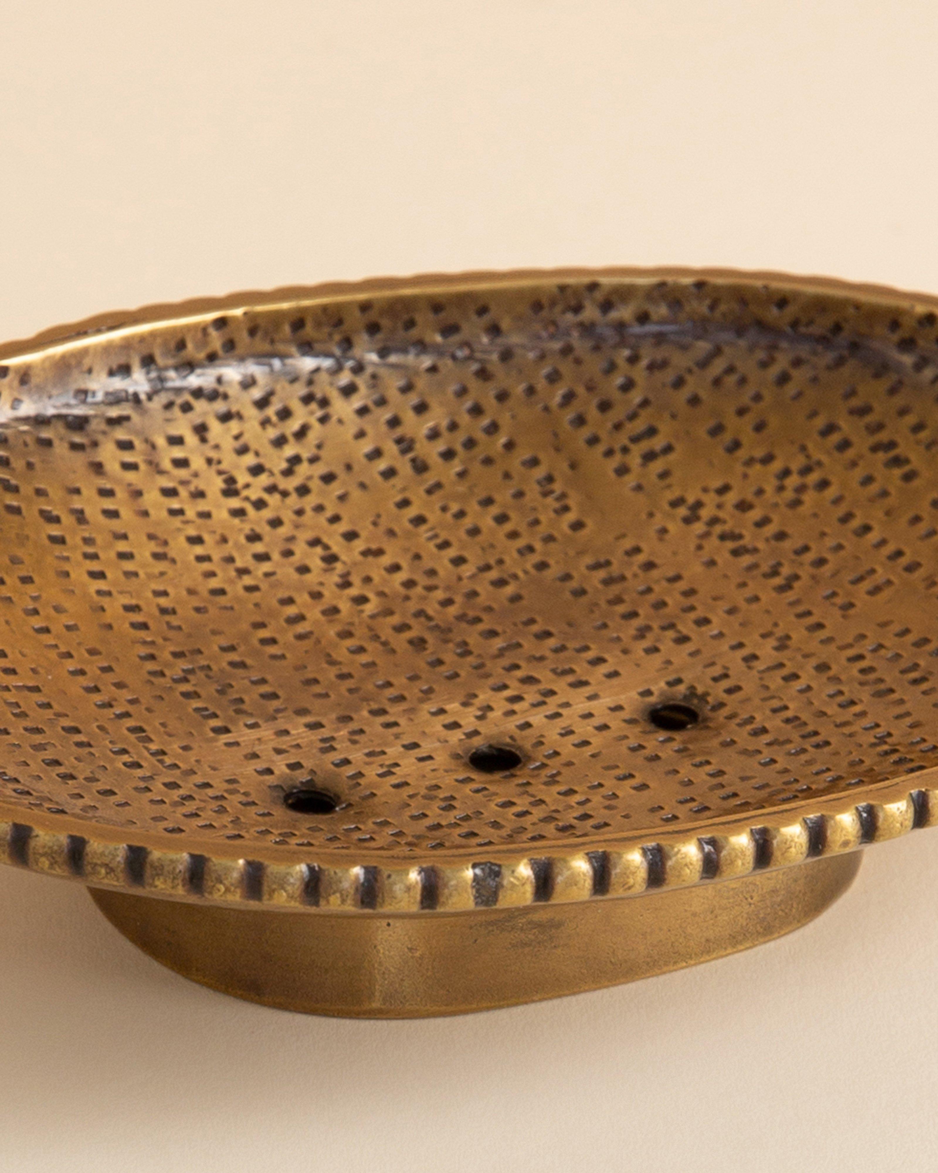 Brass Soap Dish -  Gold