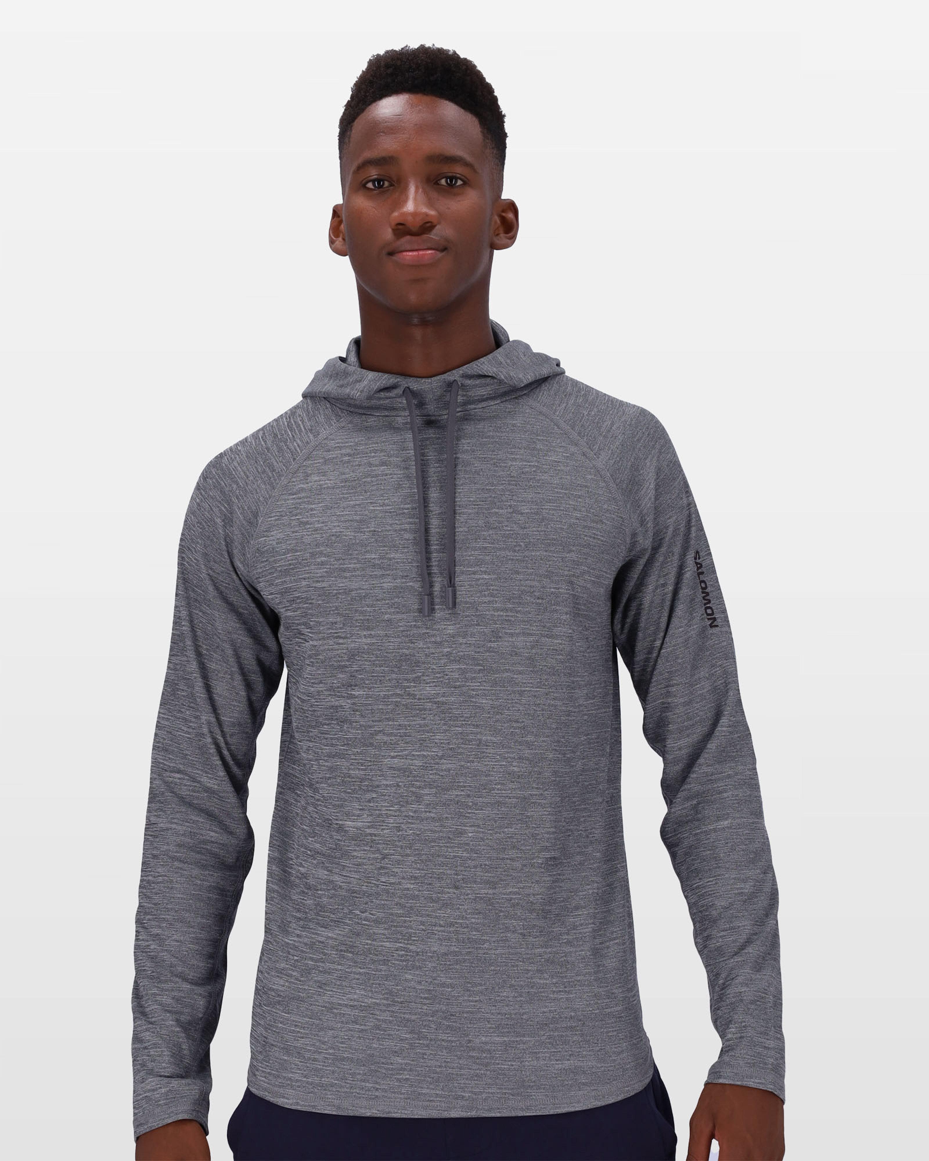 Salomon Men’s Adventure Sweat Top  -  Charcoal