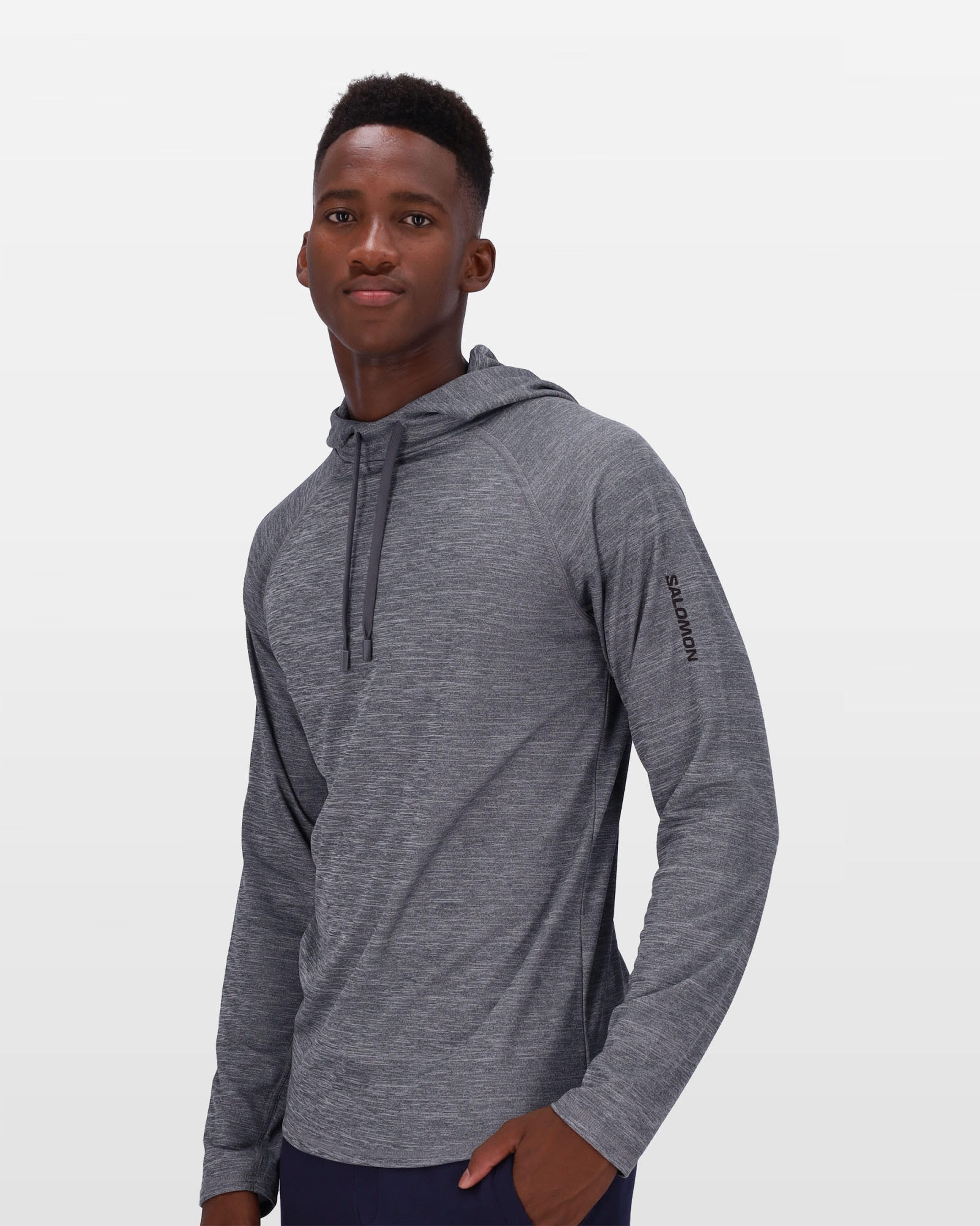 Salomon Men’s Adventure Sweat Top  -  Charcoal