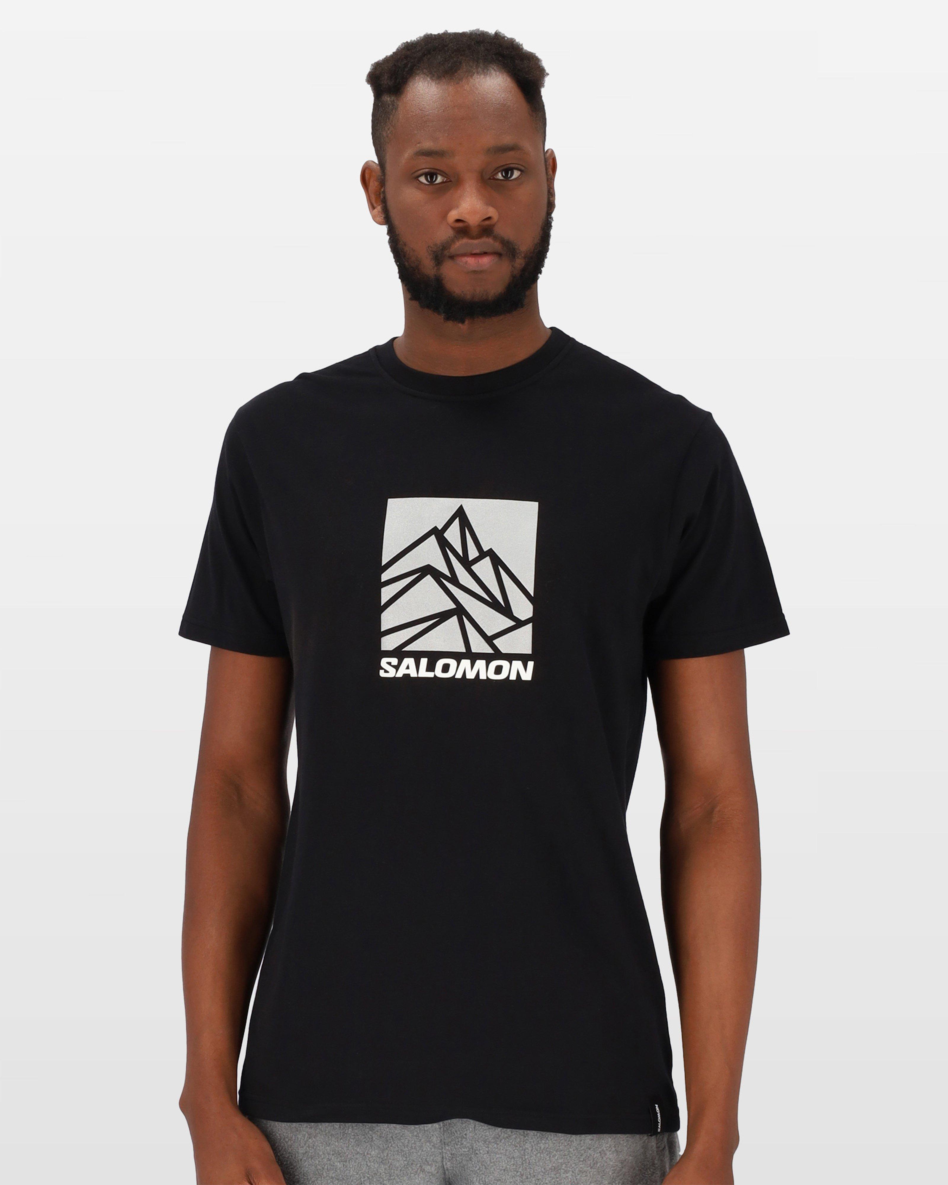 Salomon Men’s Snowdown Short Sleeve T-shirt -  Black