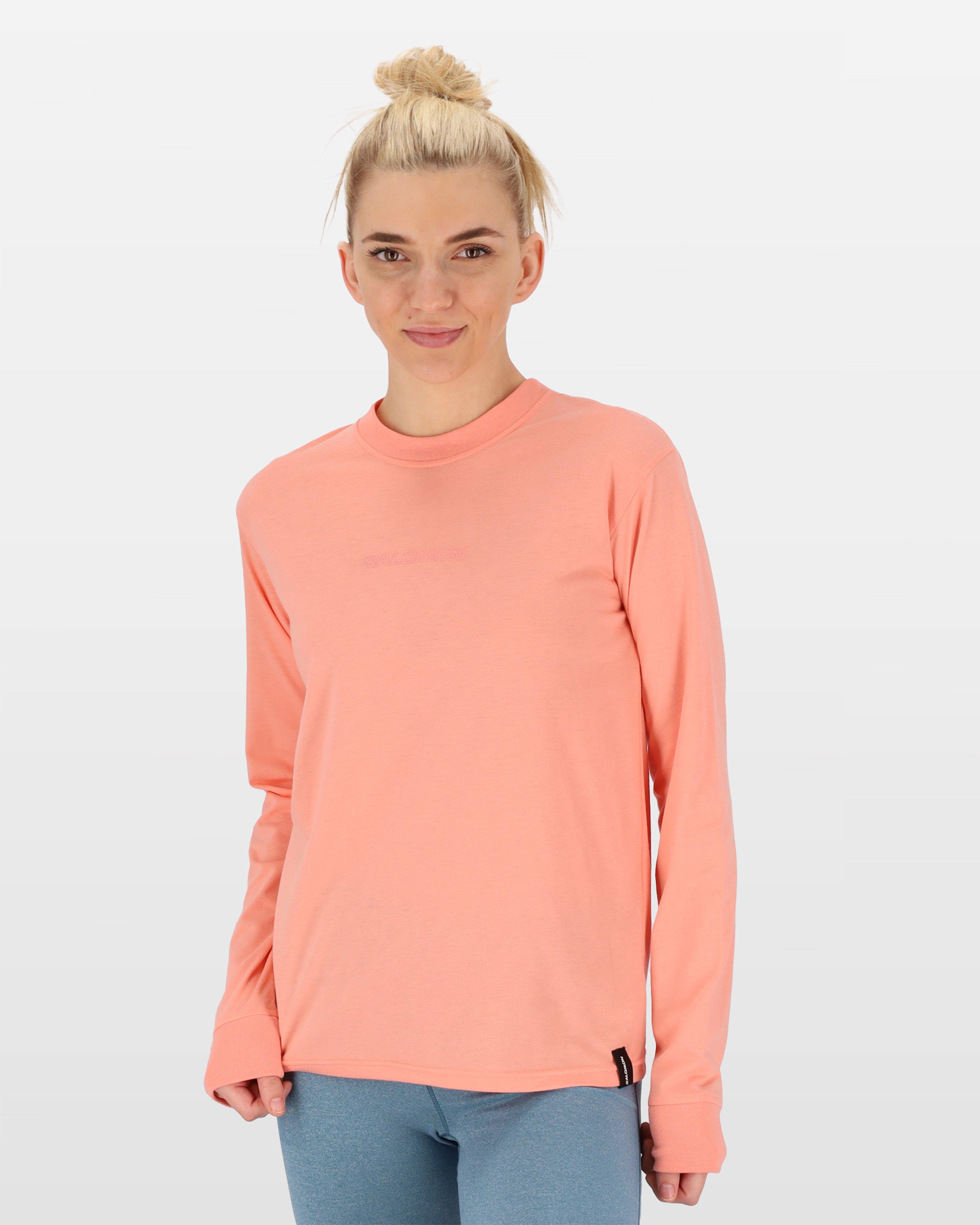 Salomon Women’s Willow Long Sleeve T-shirt -  Peach